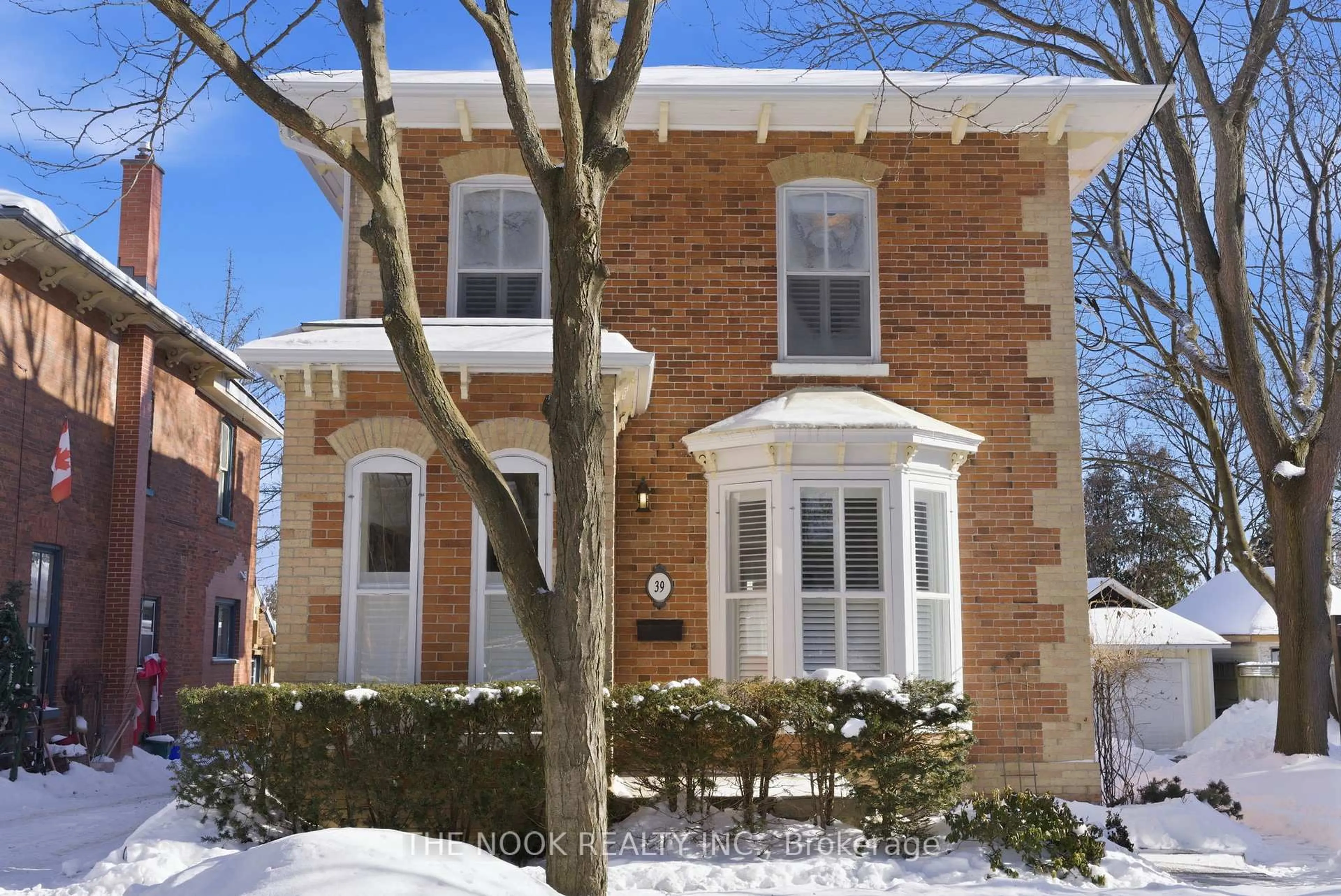 Home with brick exterior material, street for 39 Centre St, Clarington Ontario L1C 2Y2