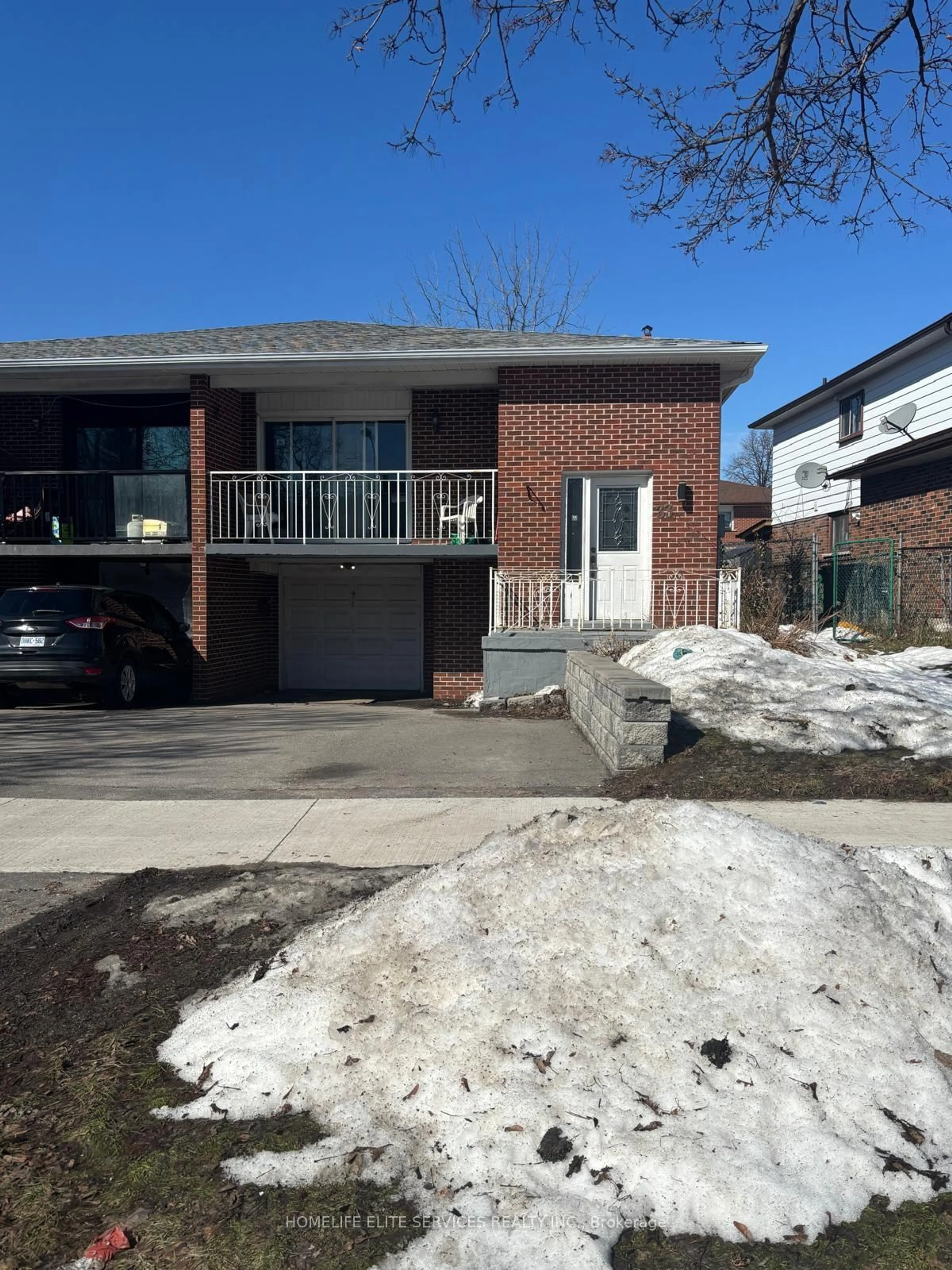 Home with brick exterior material, street for 33 Robbinstone Dr, Toronto Ontario M1B 2C4