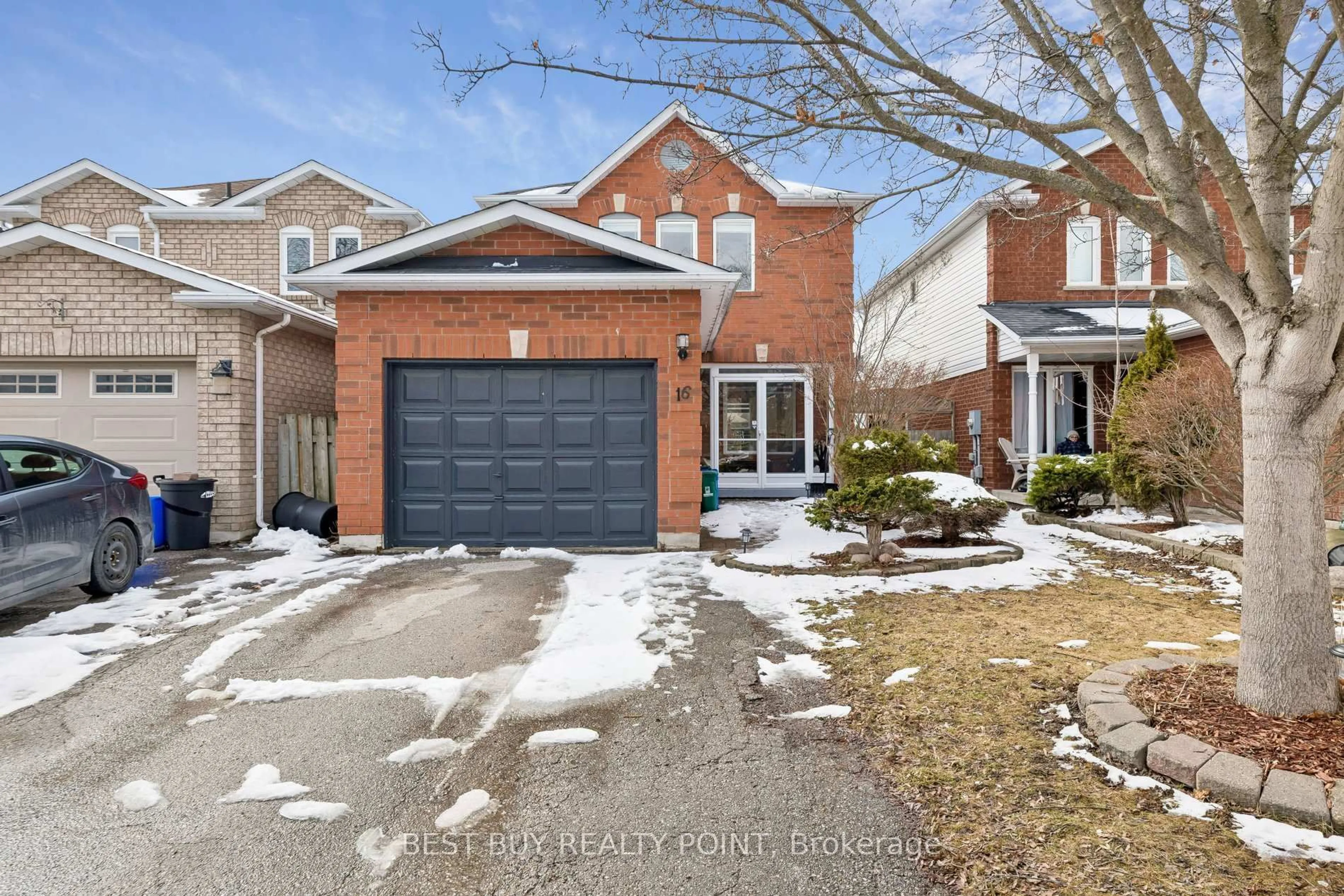 Home with brick exterior material, street for 16 Fry Cres, Clarington Ontario L1C 4Y2