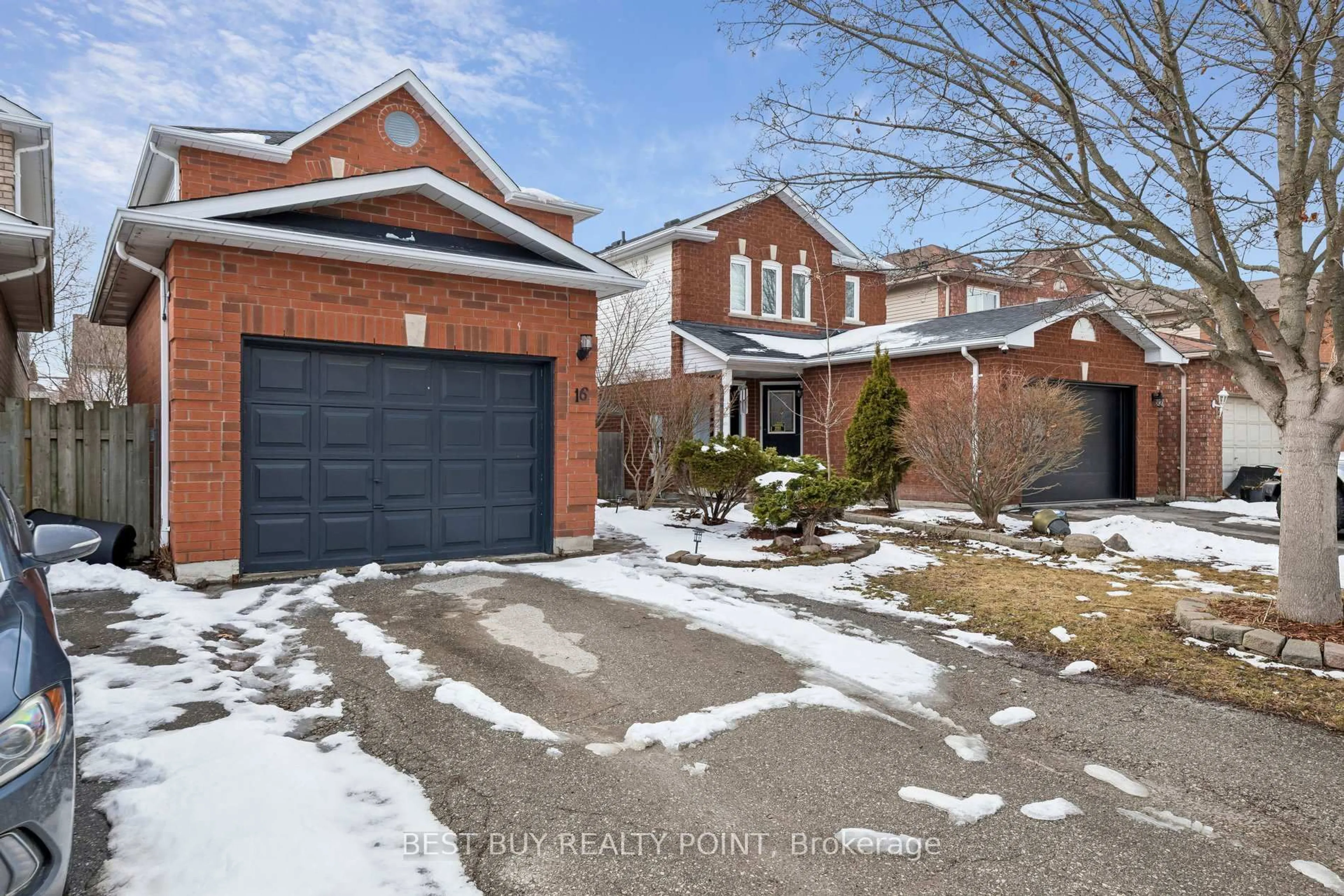 Home with brick exterior material, street for 16 Fry Cres, Clarington Ontario L1C 4Y2