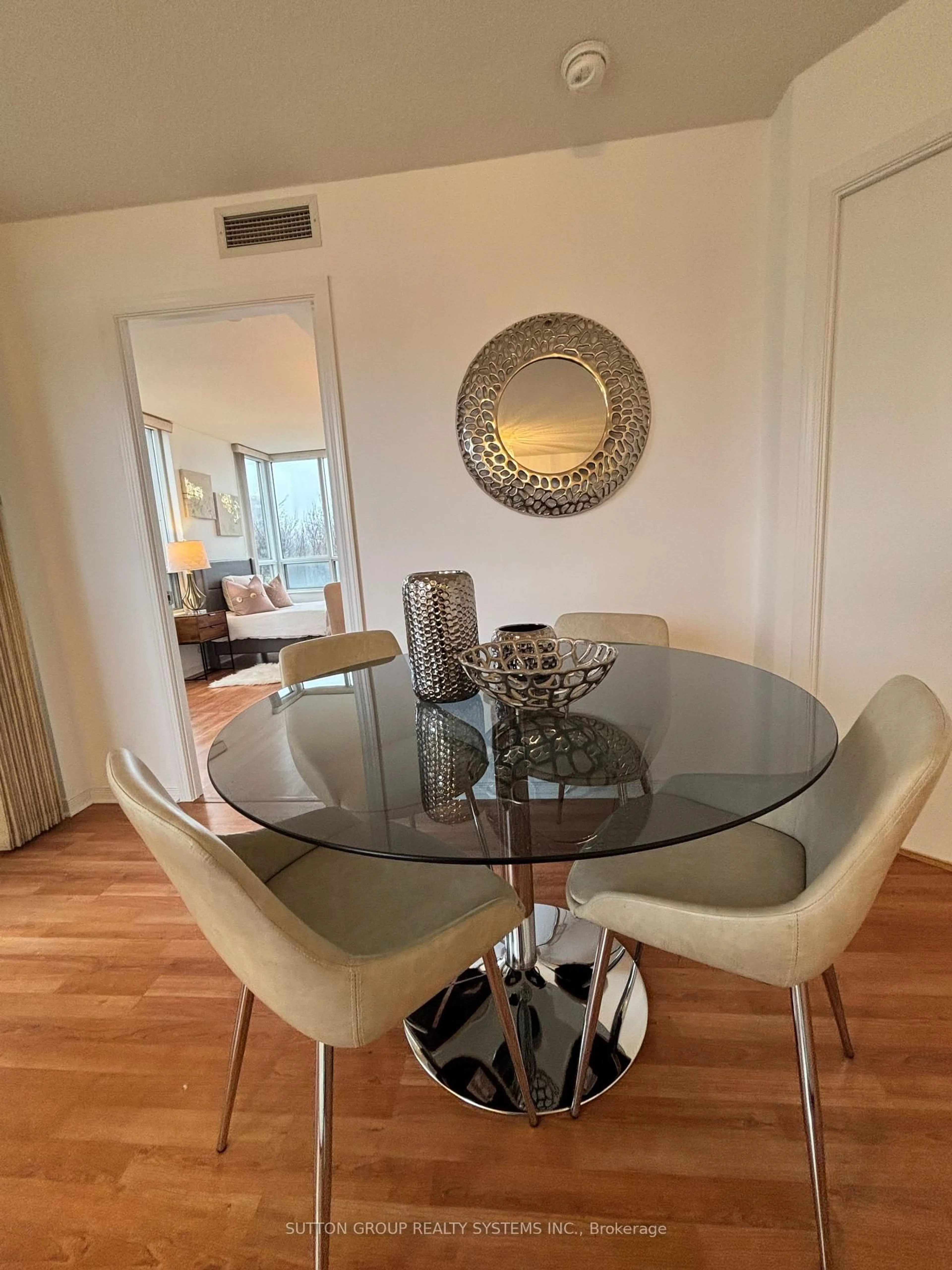 Dining room, wood/laminate floor for 1200 The Esplanade North Rd #317, Pickering Ontario L1V 6V3