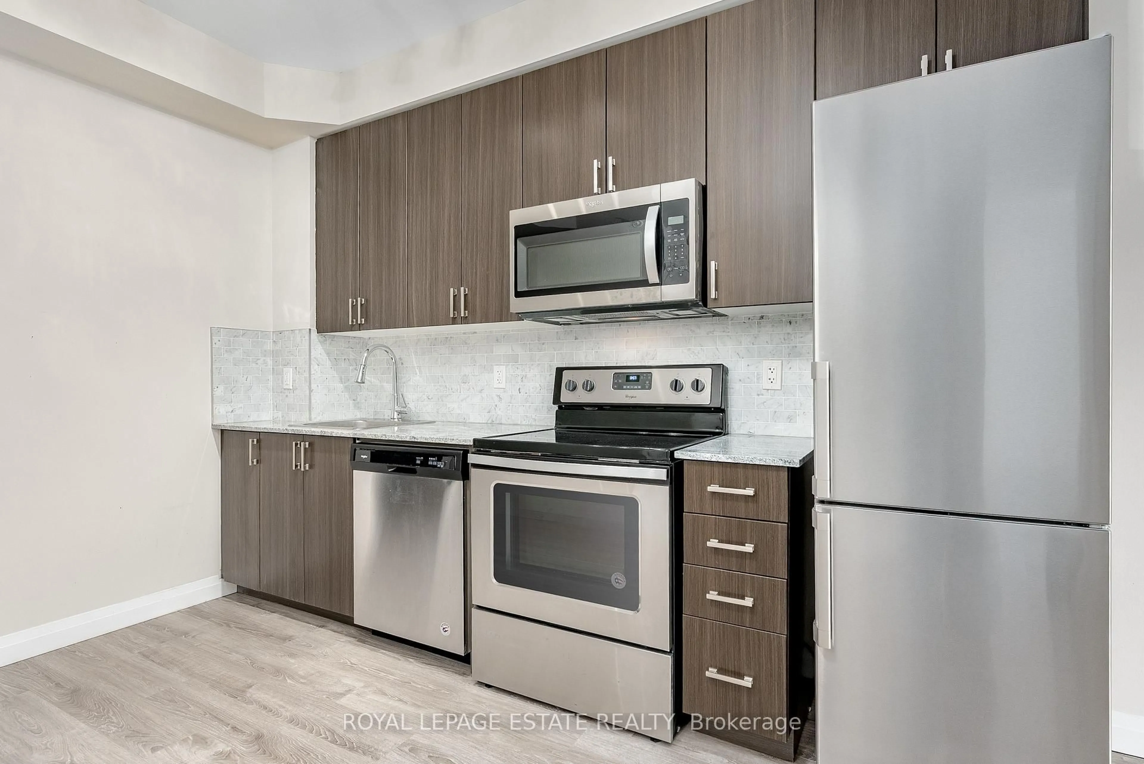 Standard kitchen, unknown for 22 East Haven Dr #501, Toronto Ontario M1N 0B4