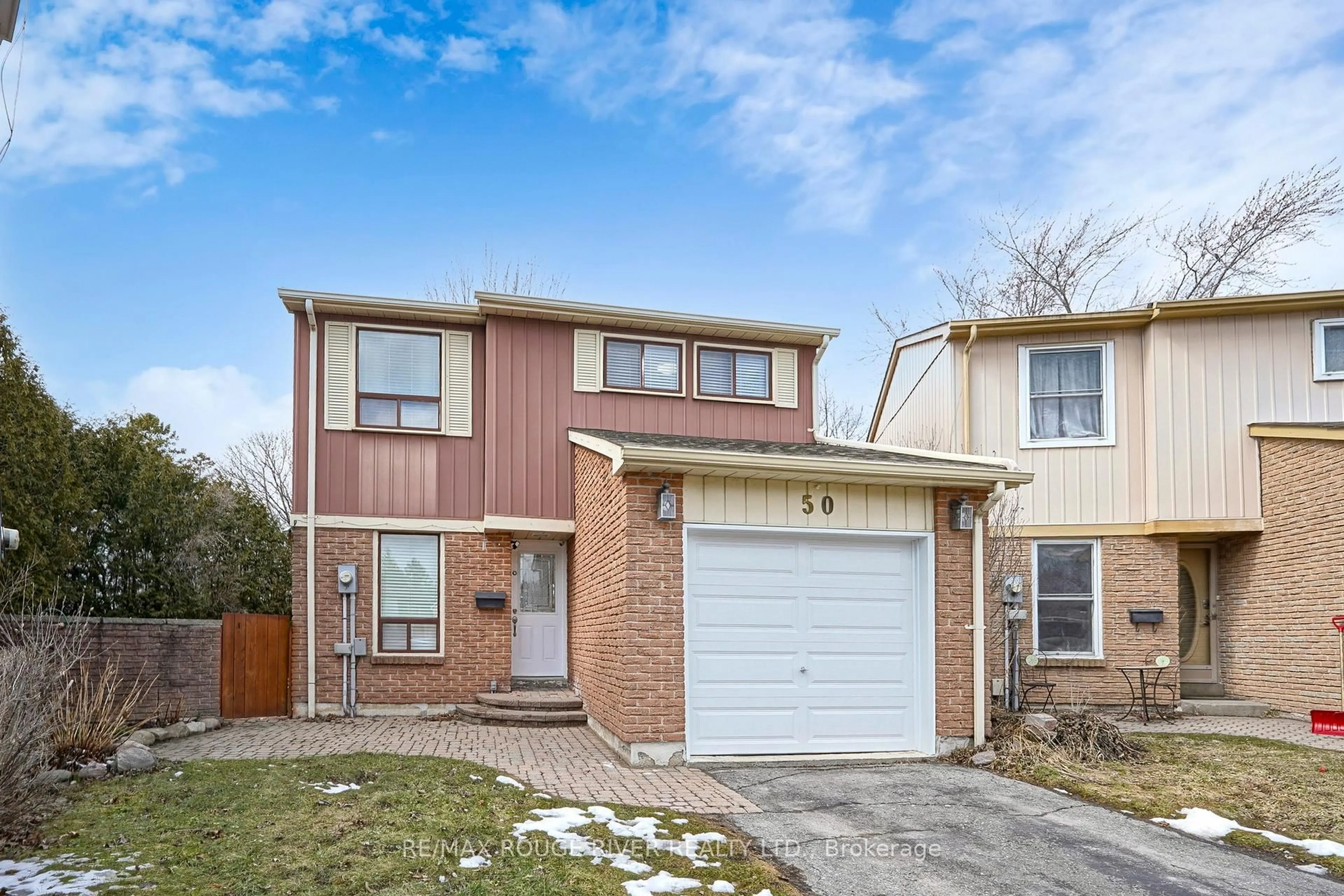 Home with brick exterior material, street for 50 Lucas Lane, Ajax Ontario L1S 3P8