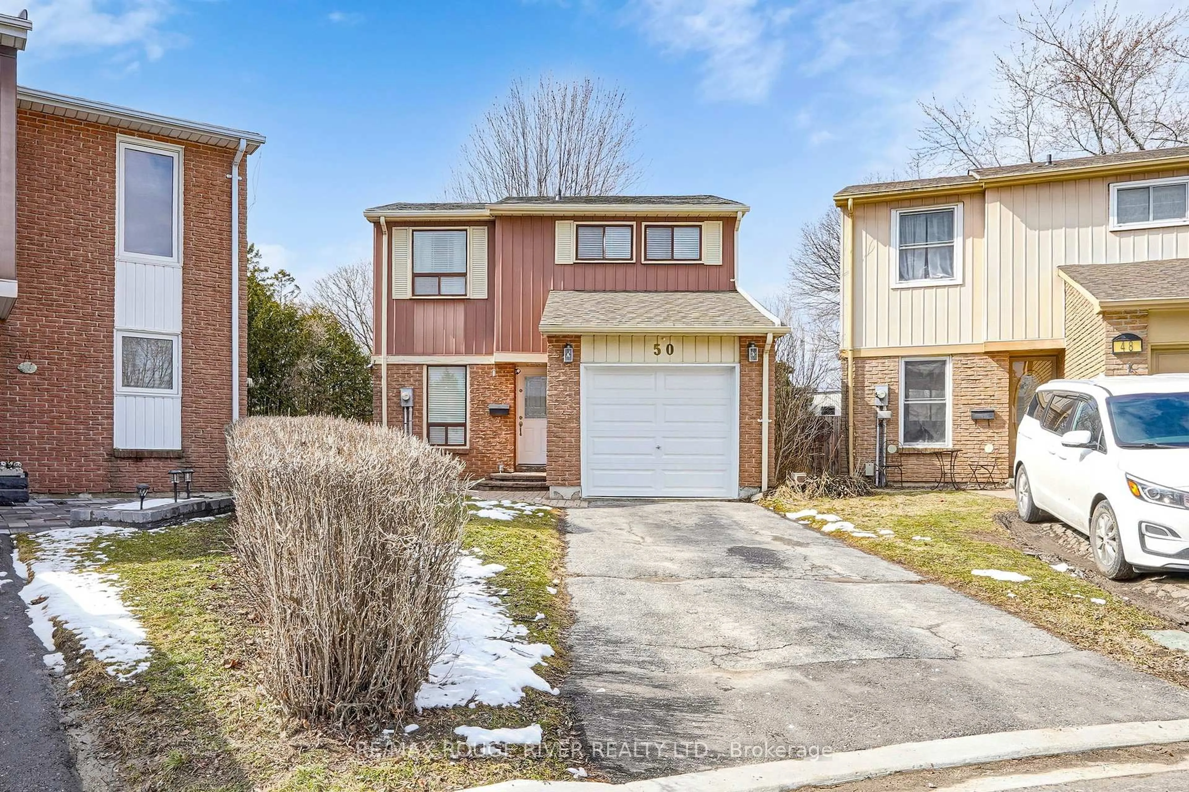 Home with brick exterior material, street for 50 Lucas Lane, Ajax Ontario L1S 3P8