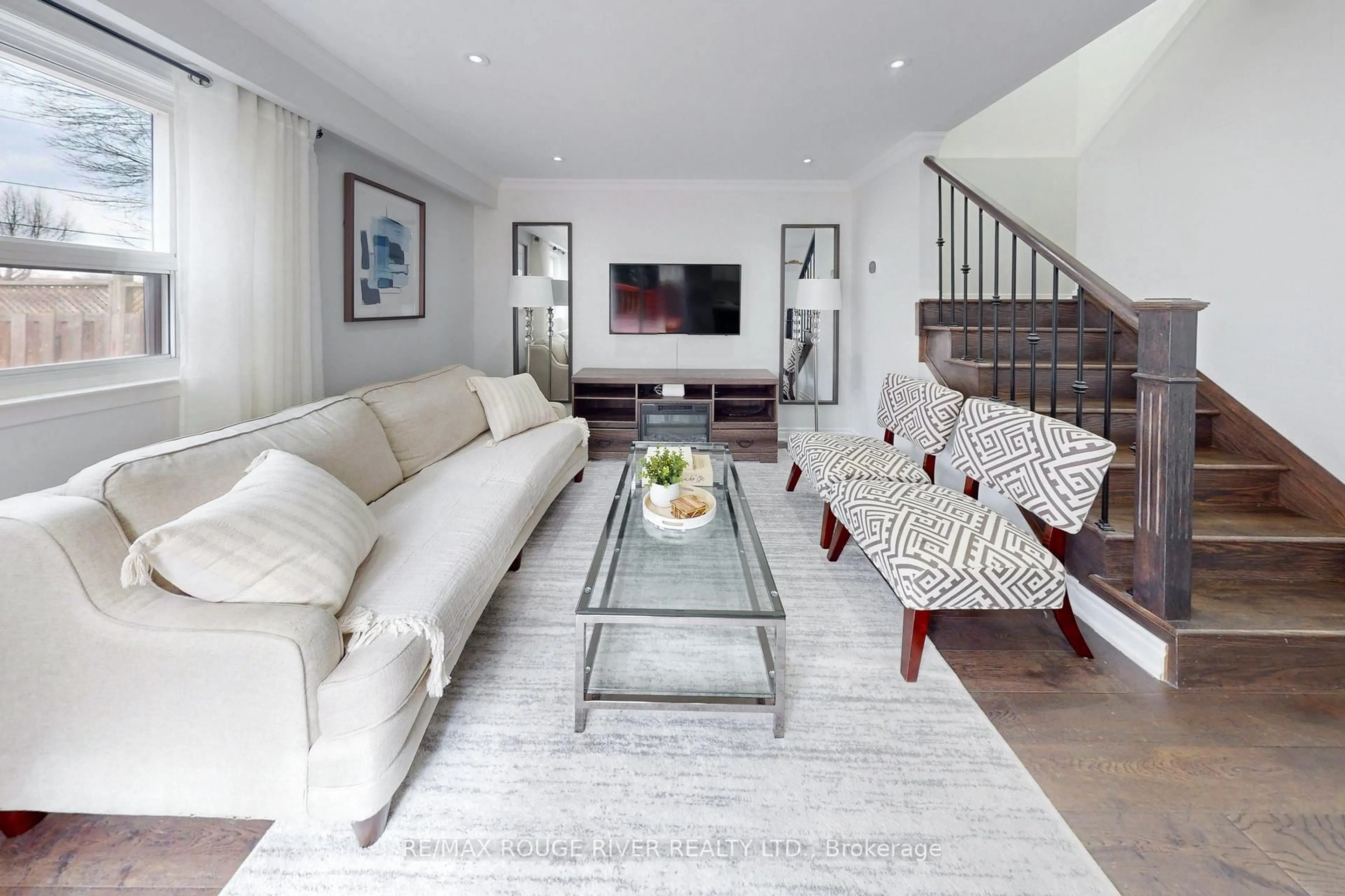 Living room with furniture, unknown for 50 Lucas Lane, Ajax Ontario L1S 3P8