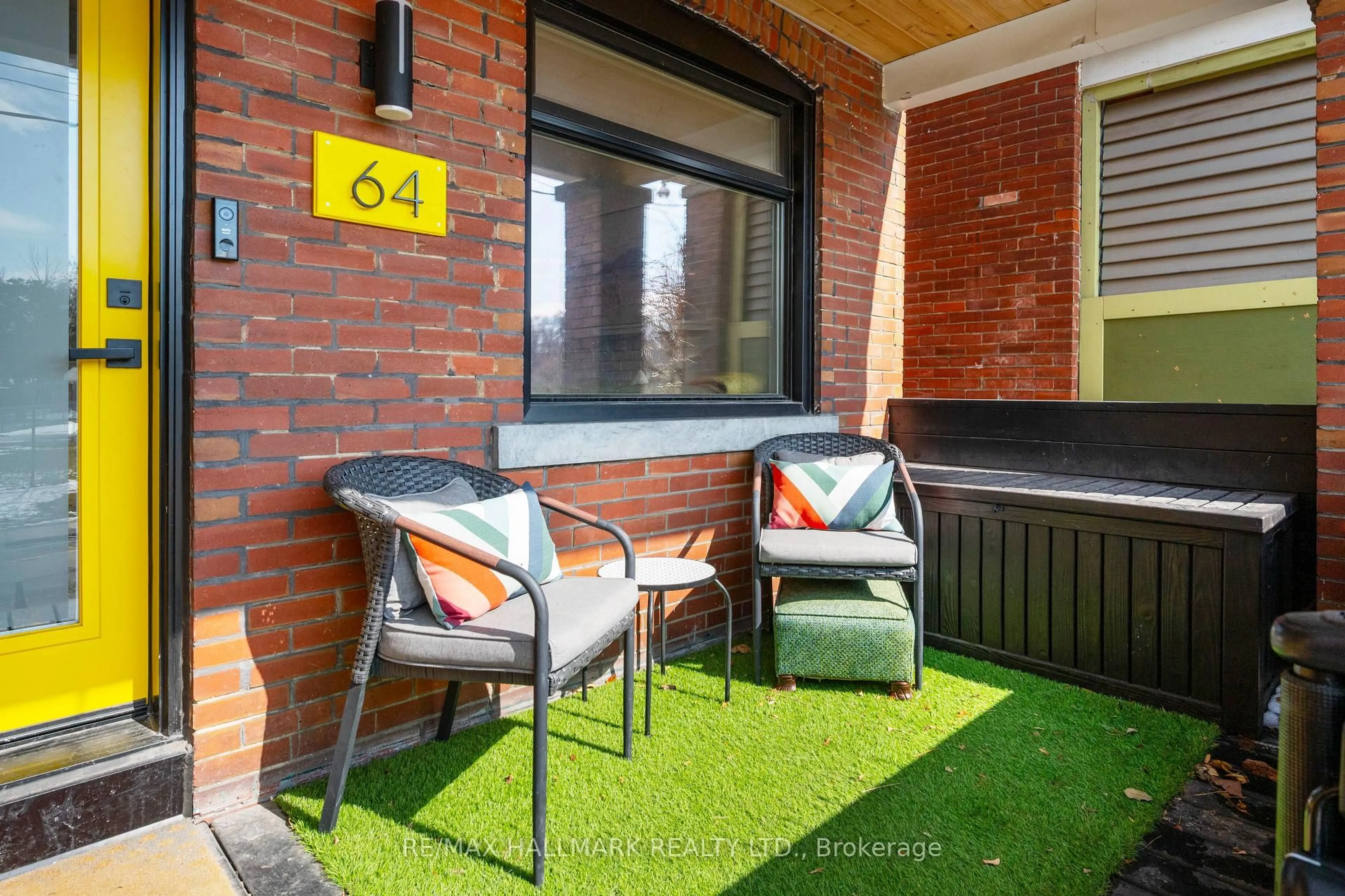 Patio, street for 64 Chatham Ave, Toronto Ontario M4J 1K6