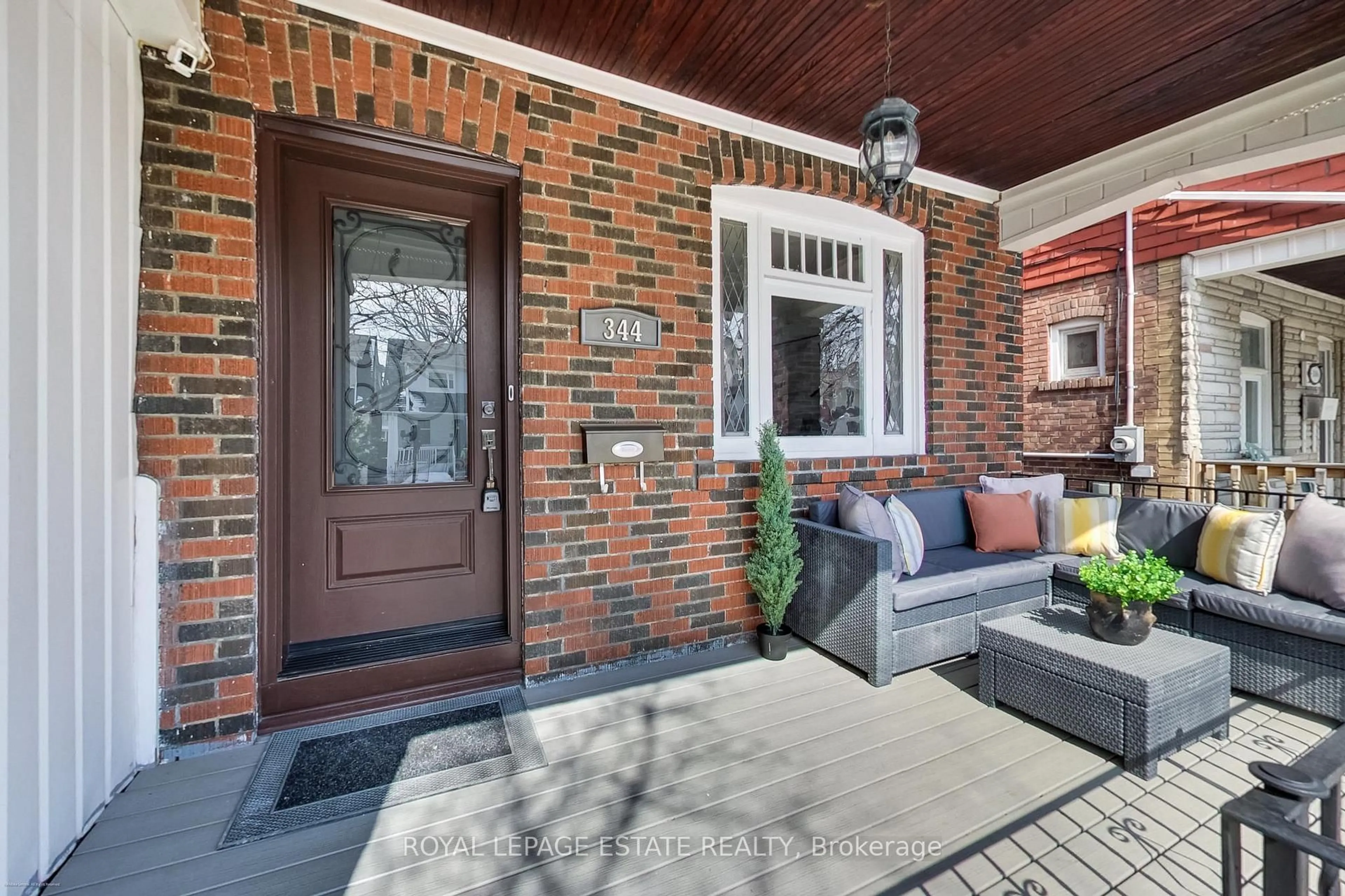 Home with brick exterior material, street for 344 Springdale Blvd, Toronto Ontario M4C 2A4