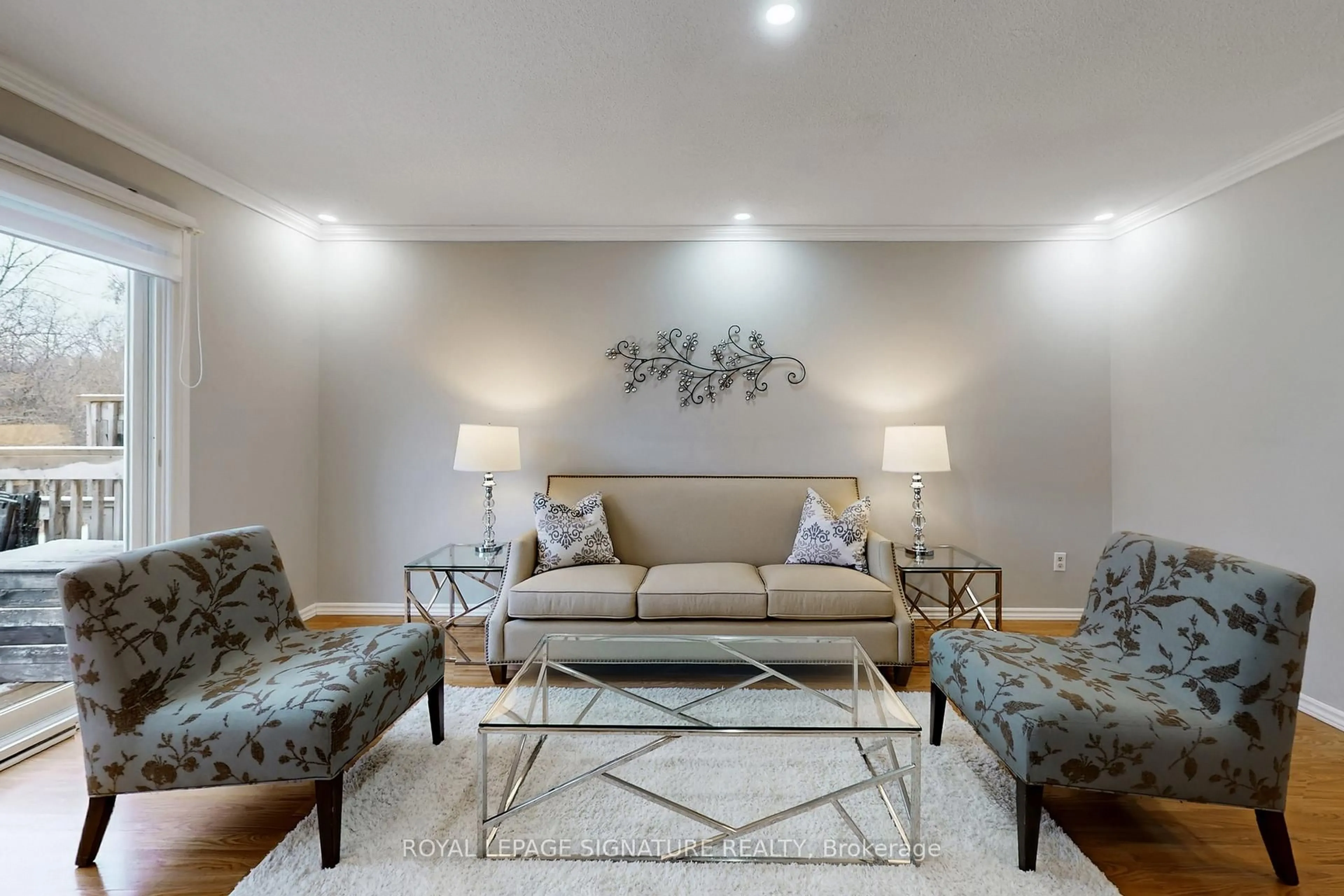 Living room with furniture, unknown for 700 Harmony Rd #76, Oshawa Ontario L1K 1S2