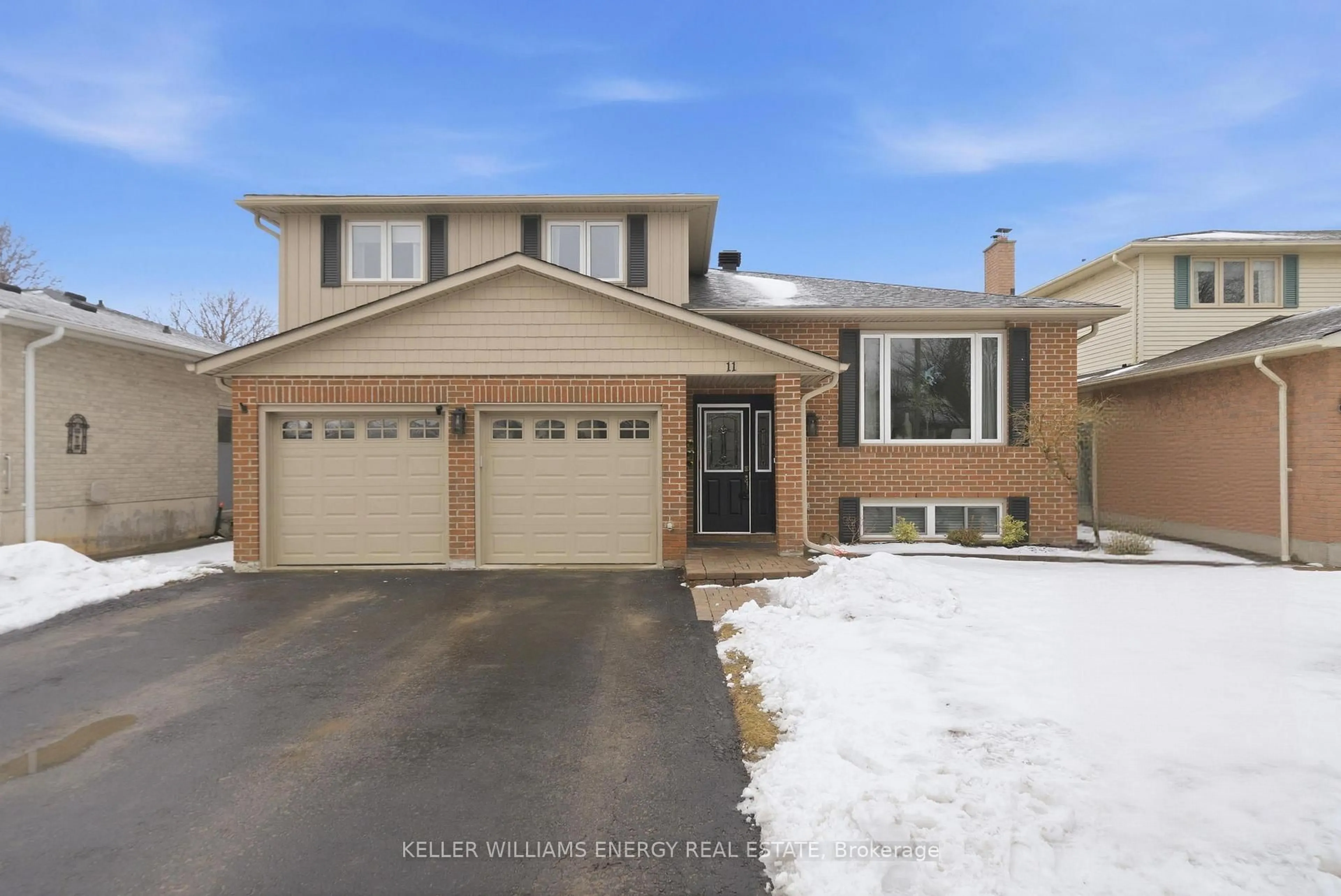 Home with brick exterior material, street for 11 Ridgeview Dr, Scugog Ontario L9L 1G8