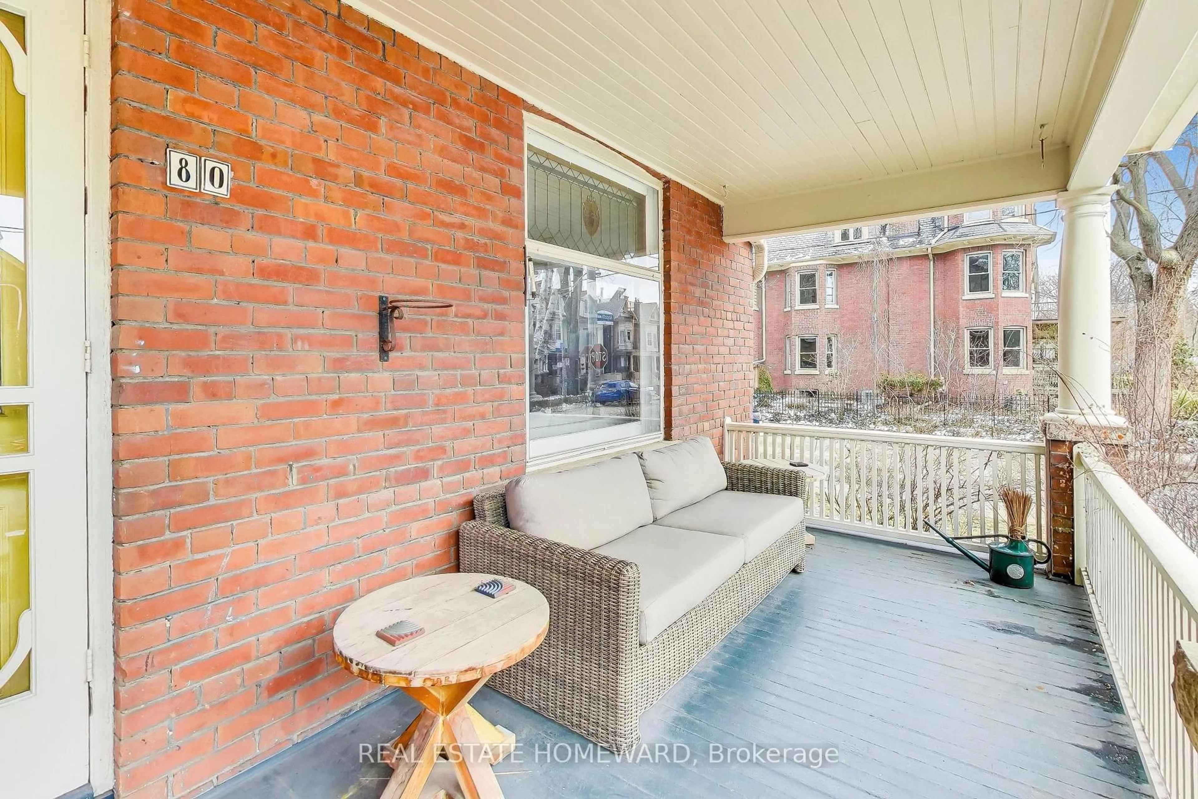 Patio, street for 80 Hogarth Ave, Toronto Ontario M4K 1K3