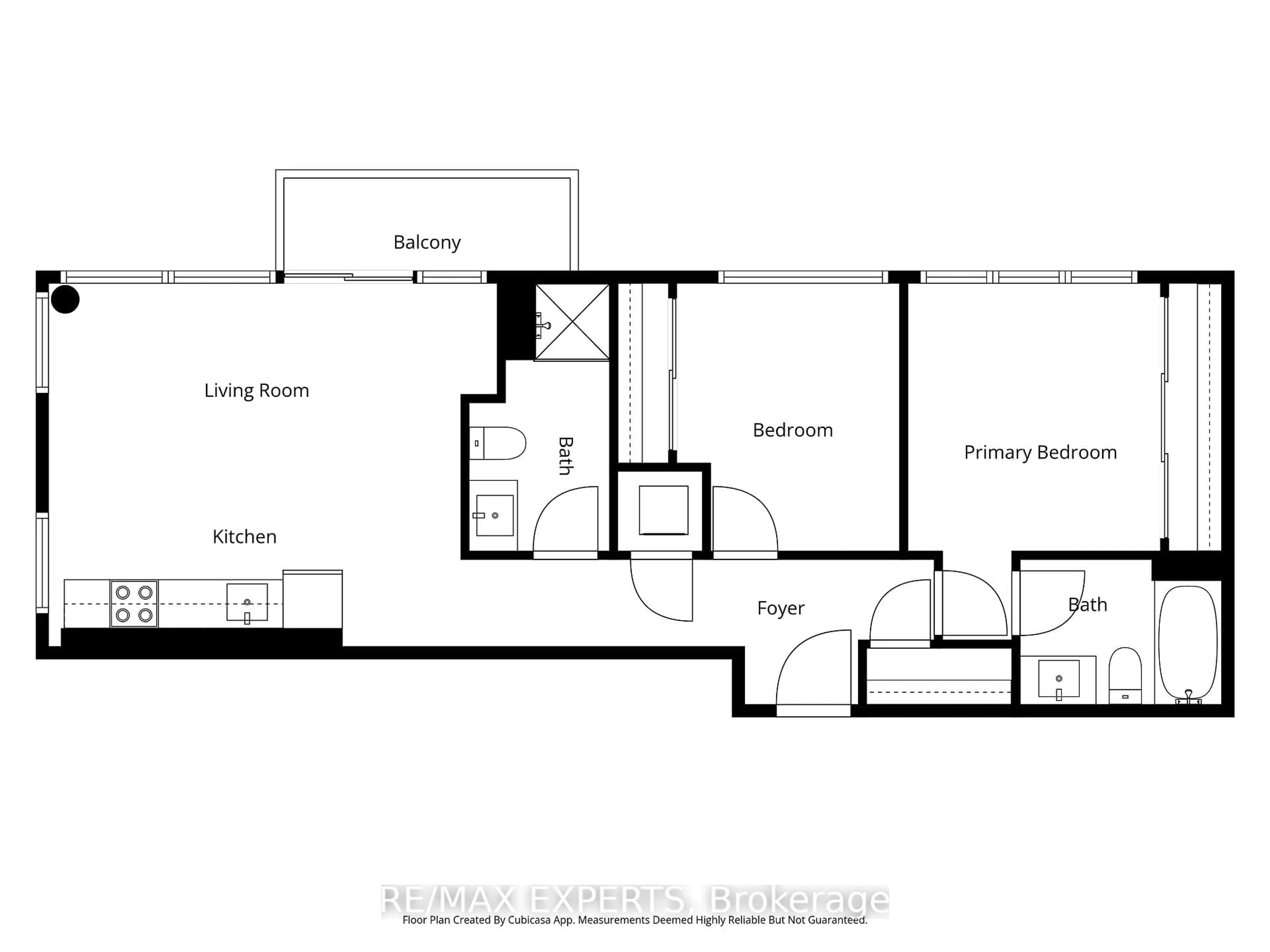 Floor plan for 1614 Charles St #334, Whitby Ontario L1N 1B9