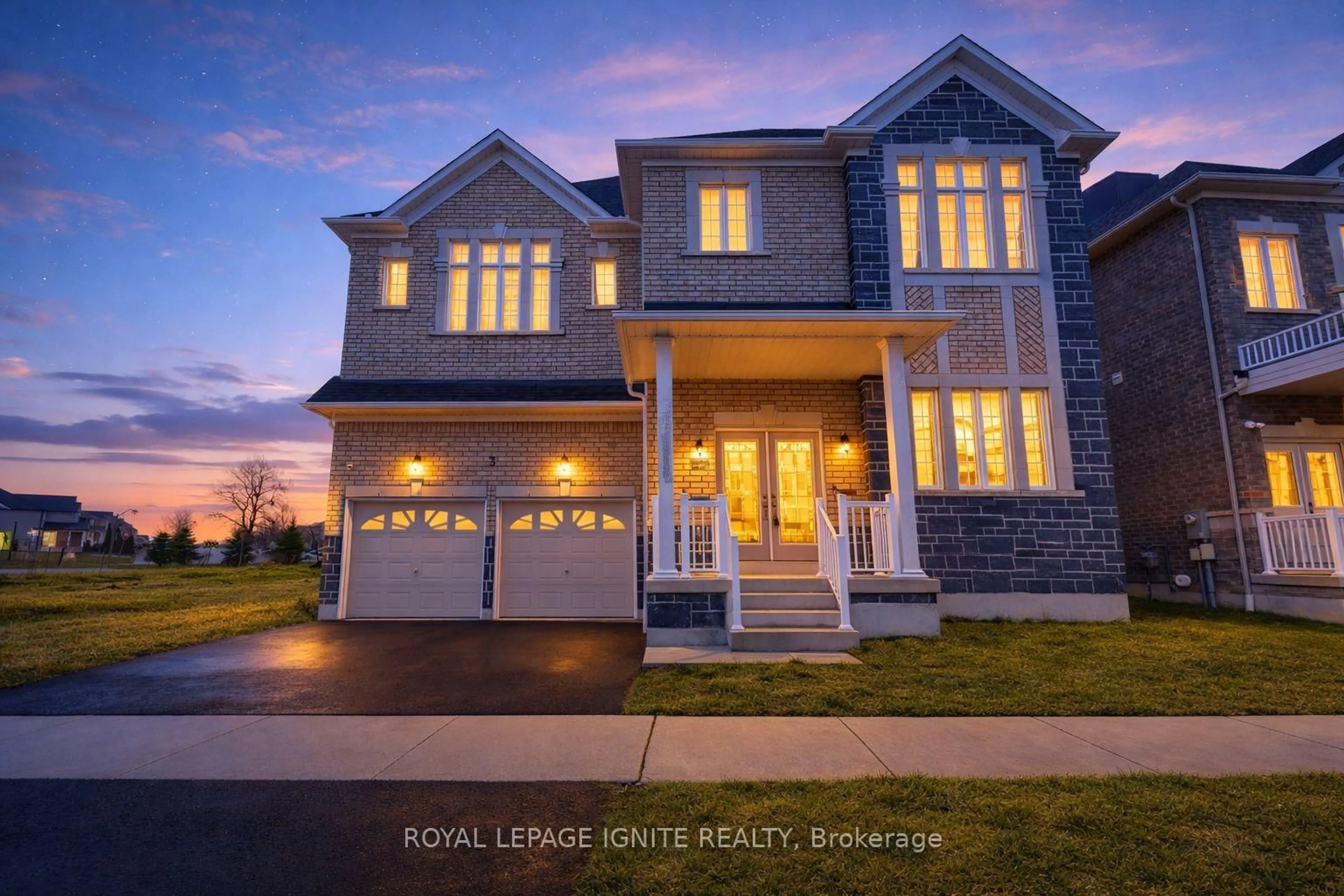 Home with brick exterior material, street for 3 Creedon Cres, Ajax Ontario L1T 0P7