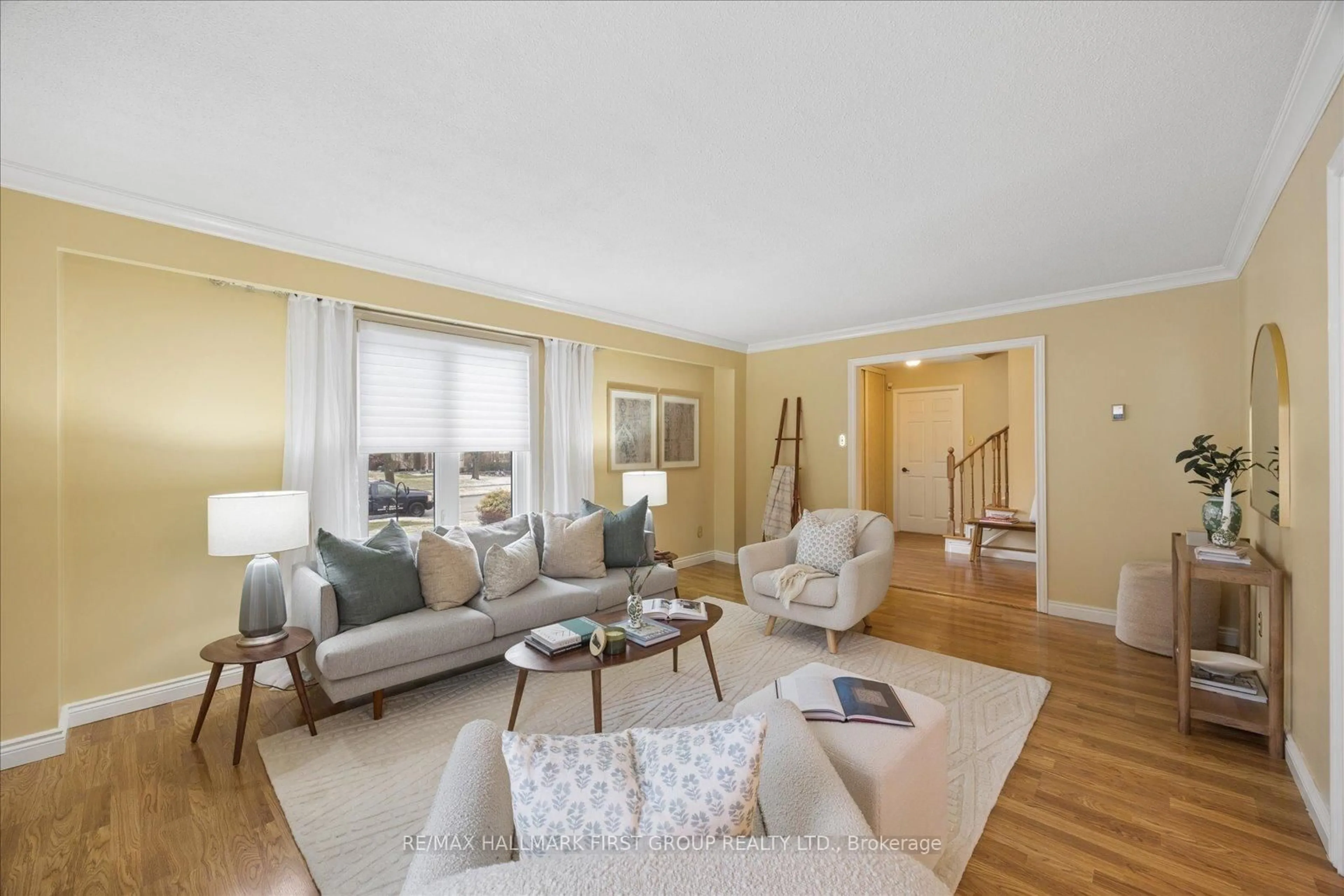 Living room with furniture, unknown for 64 Anstead Cres, Ajax Ontario L1S 3X5