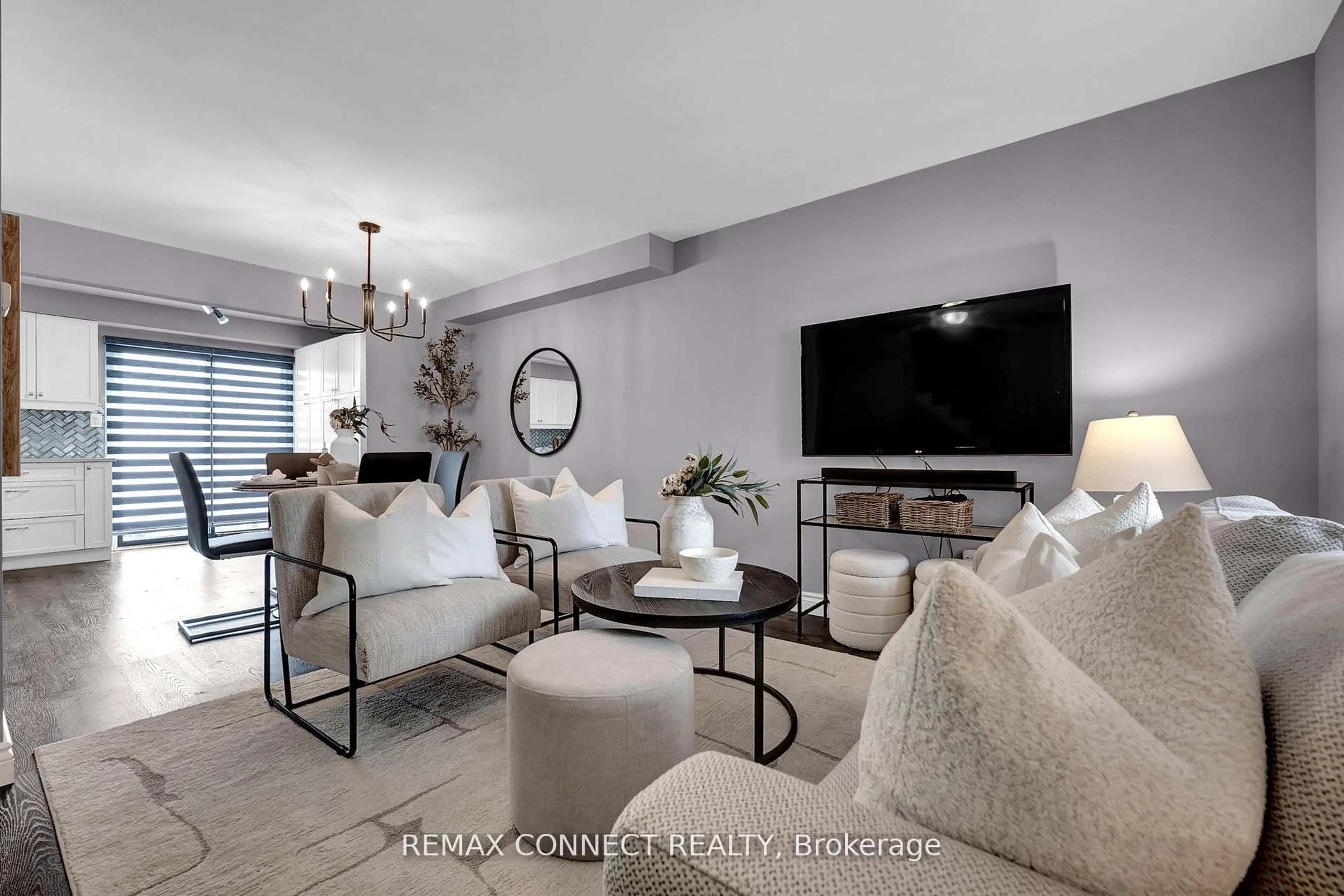 Living room with furniture, ceramic/tile floor for 1182 Cedarcroft Cres, Pickering Ontario L1X 1S2