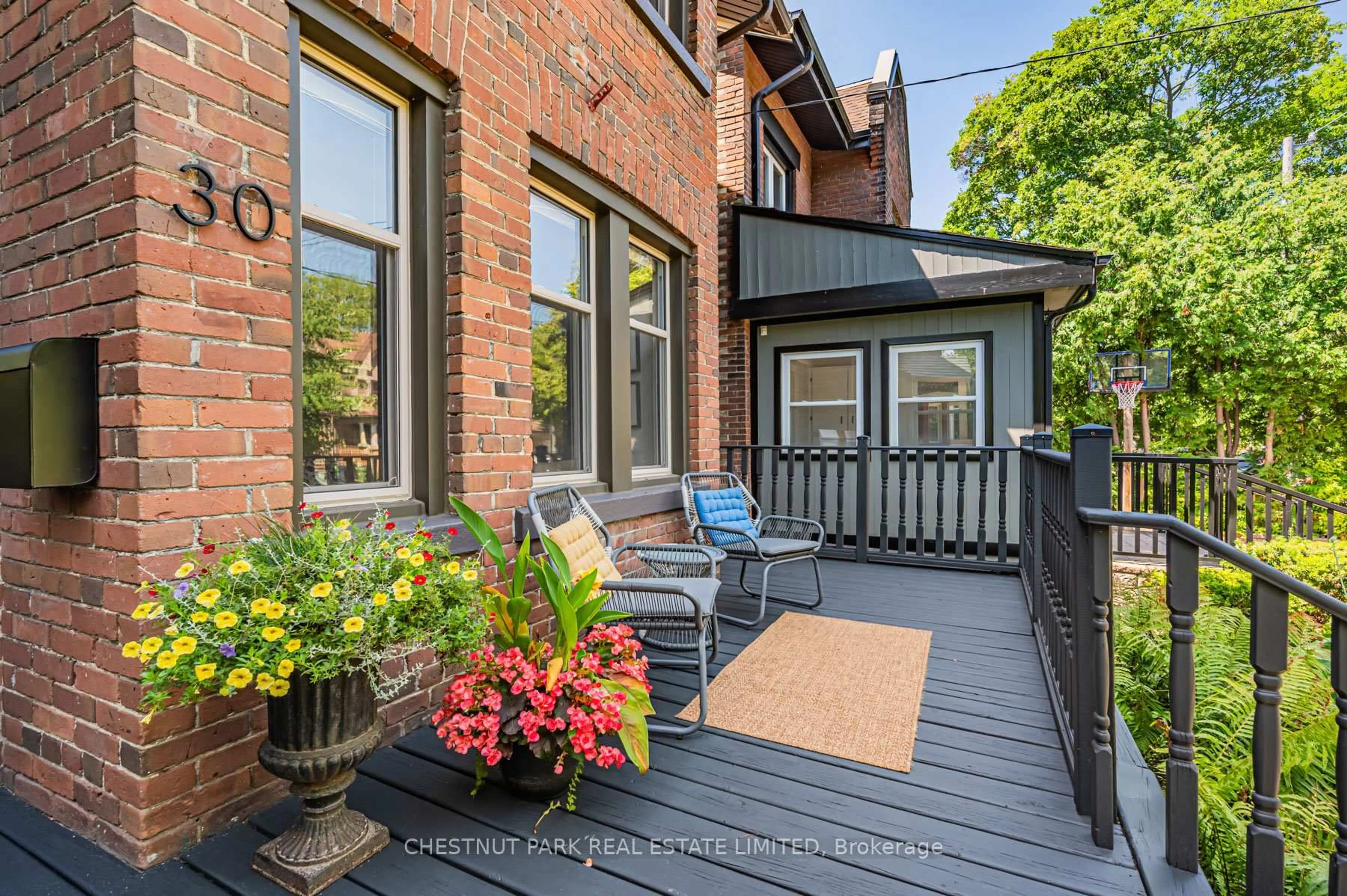 Patio, street for 30 Coady Ave, Toronto Ontario M4M 2Y8