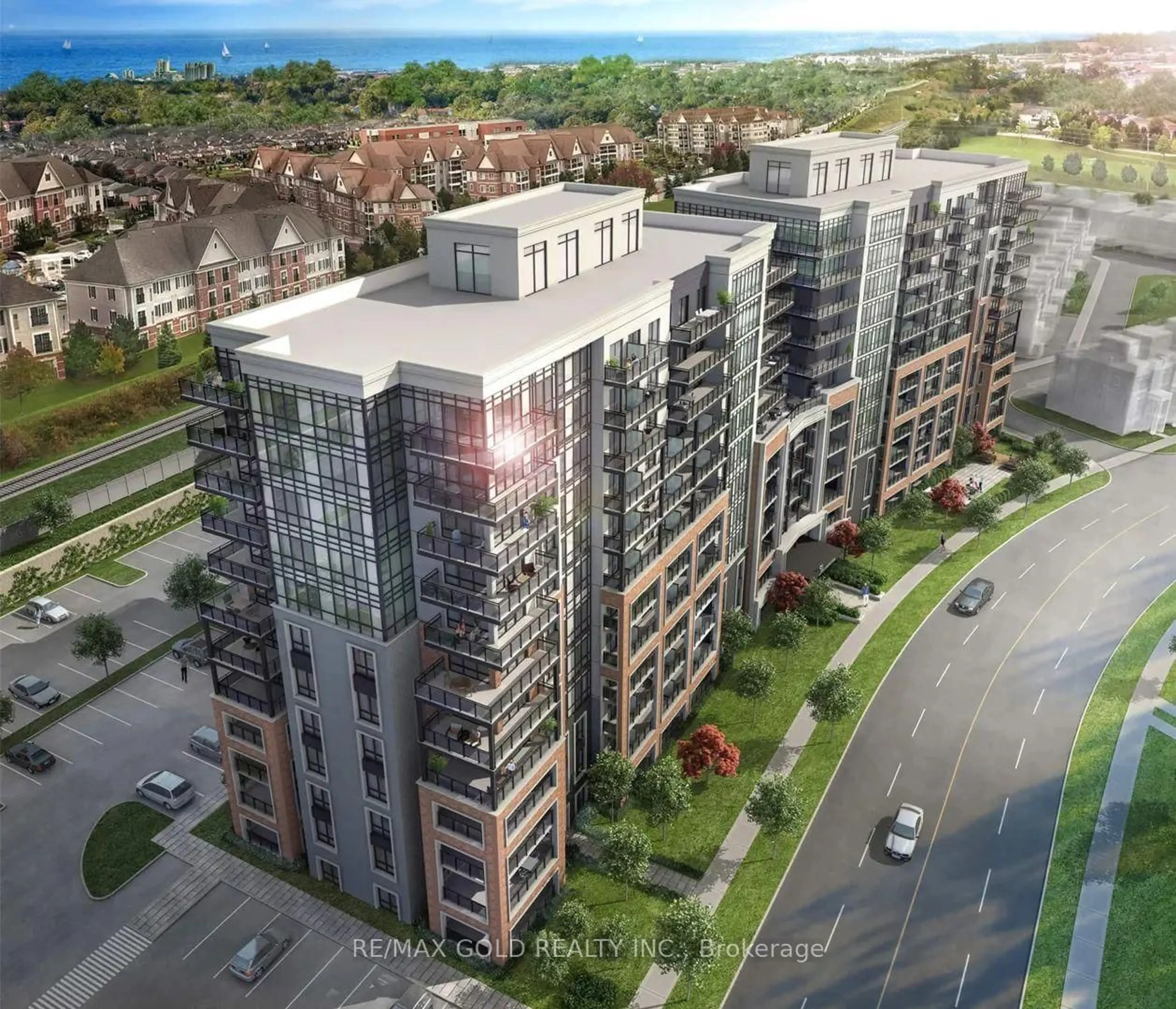 A pic from outside/outdoor area/front of a property/back of a property/a pic from drone, unknown for 51 Clarington Blvd #1115, Clarington Ontario L1C 0H6