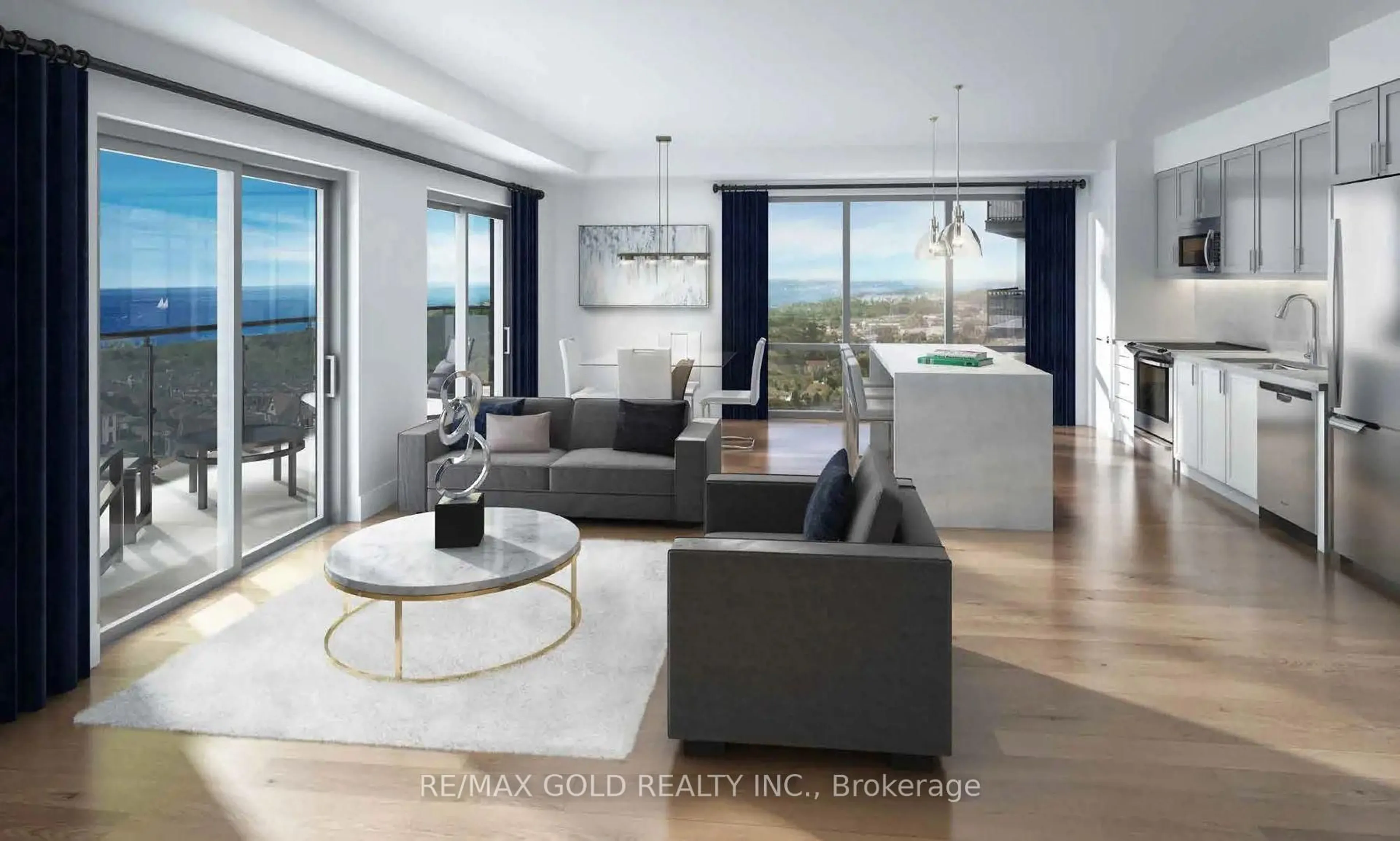 Living room with furniture, unknown for 51 Clarington Blvd #1115, Clarington Ontario L1C 0H6