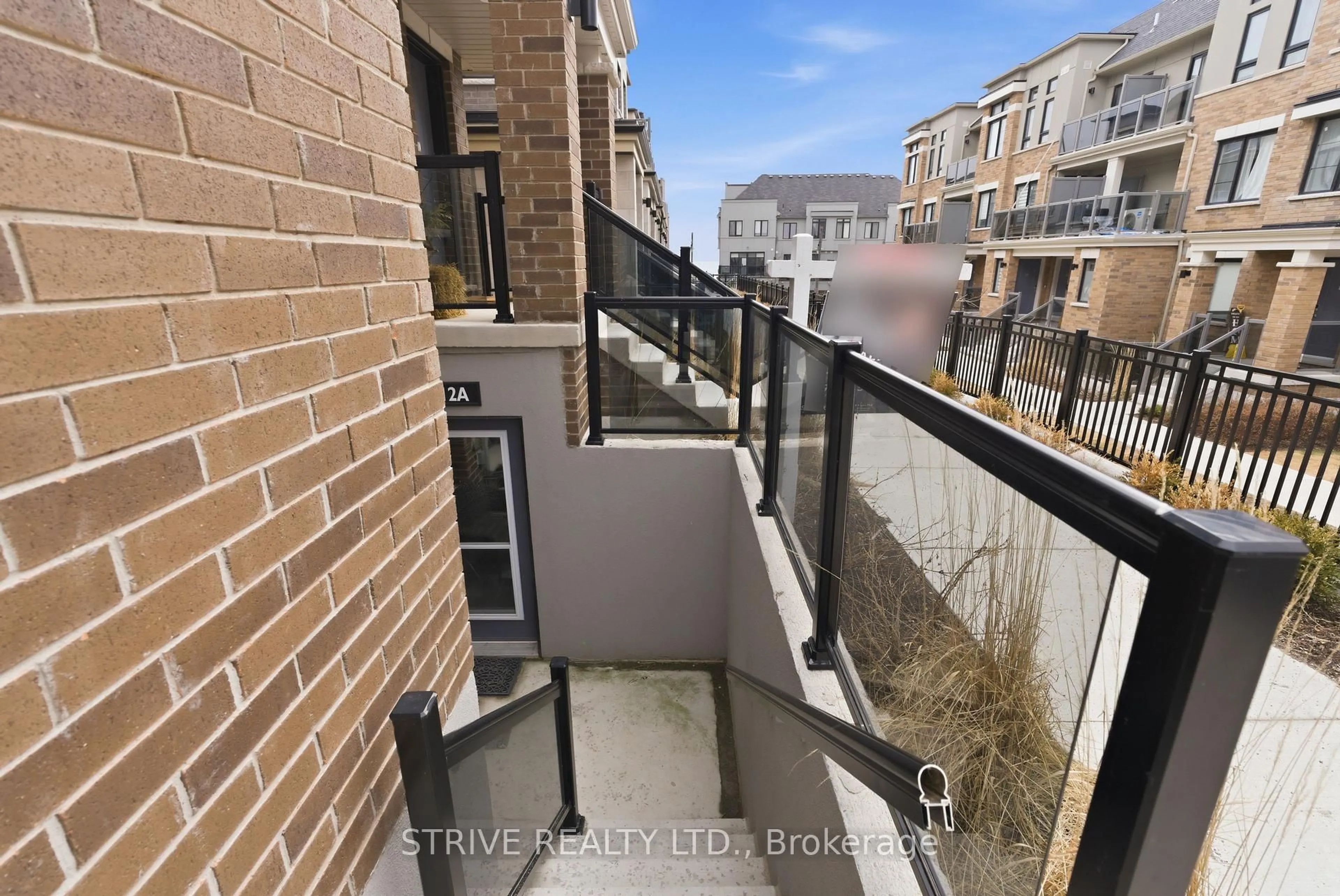 Balcony in the apartment, city buildings view from balcony for 12 A Lookout Dr #12A, Clarington Ontario L1C 7G1