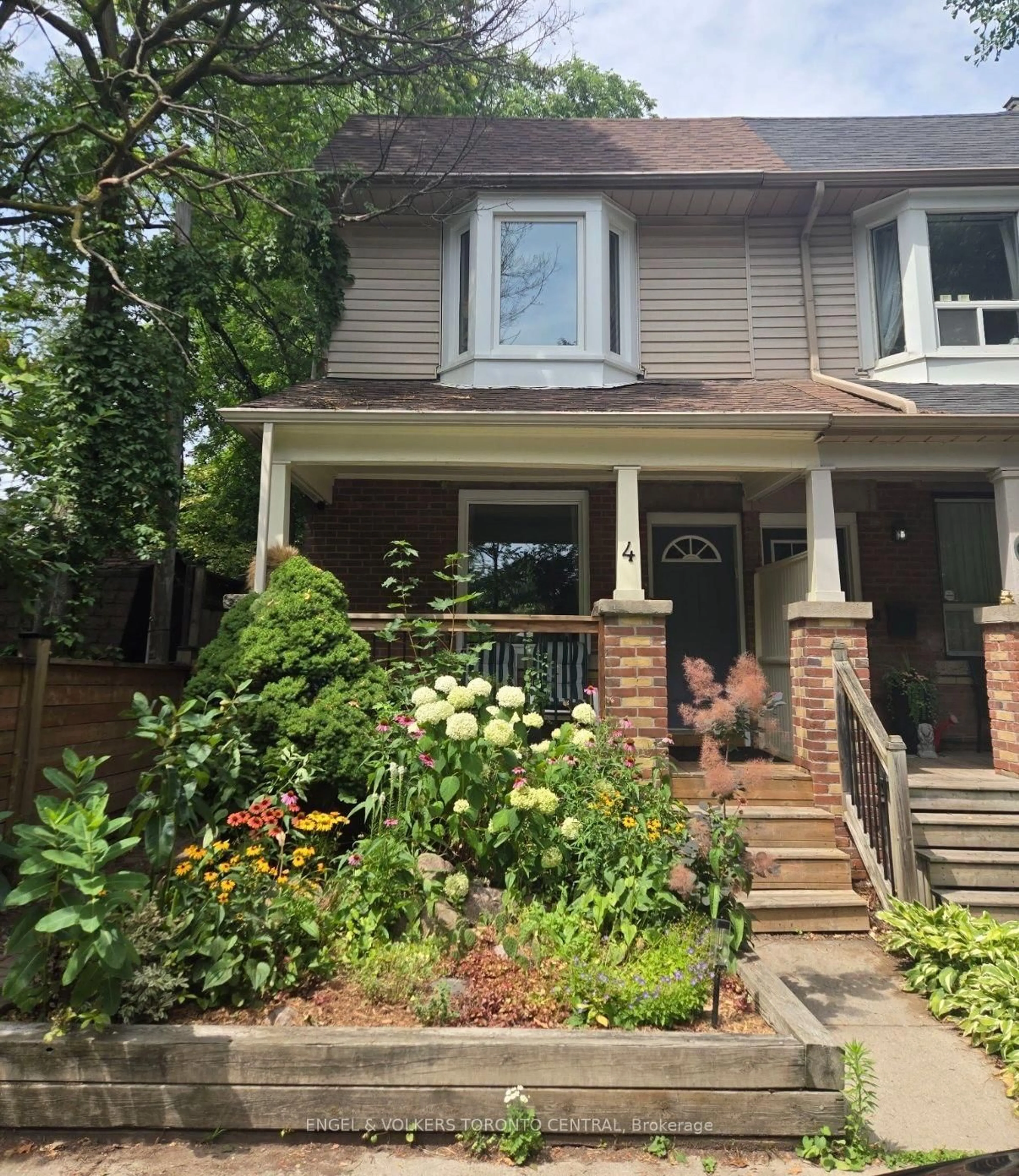 Home with brick exterior material, street for 4 Felstead Ave, Toronto Ontario M4J 1G2