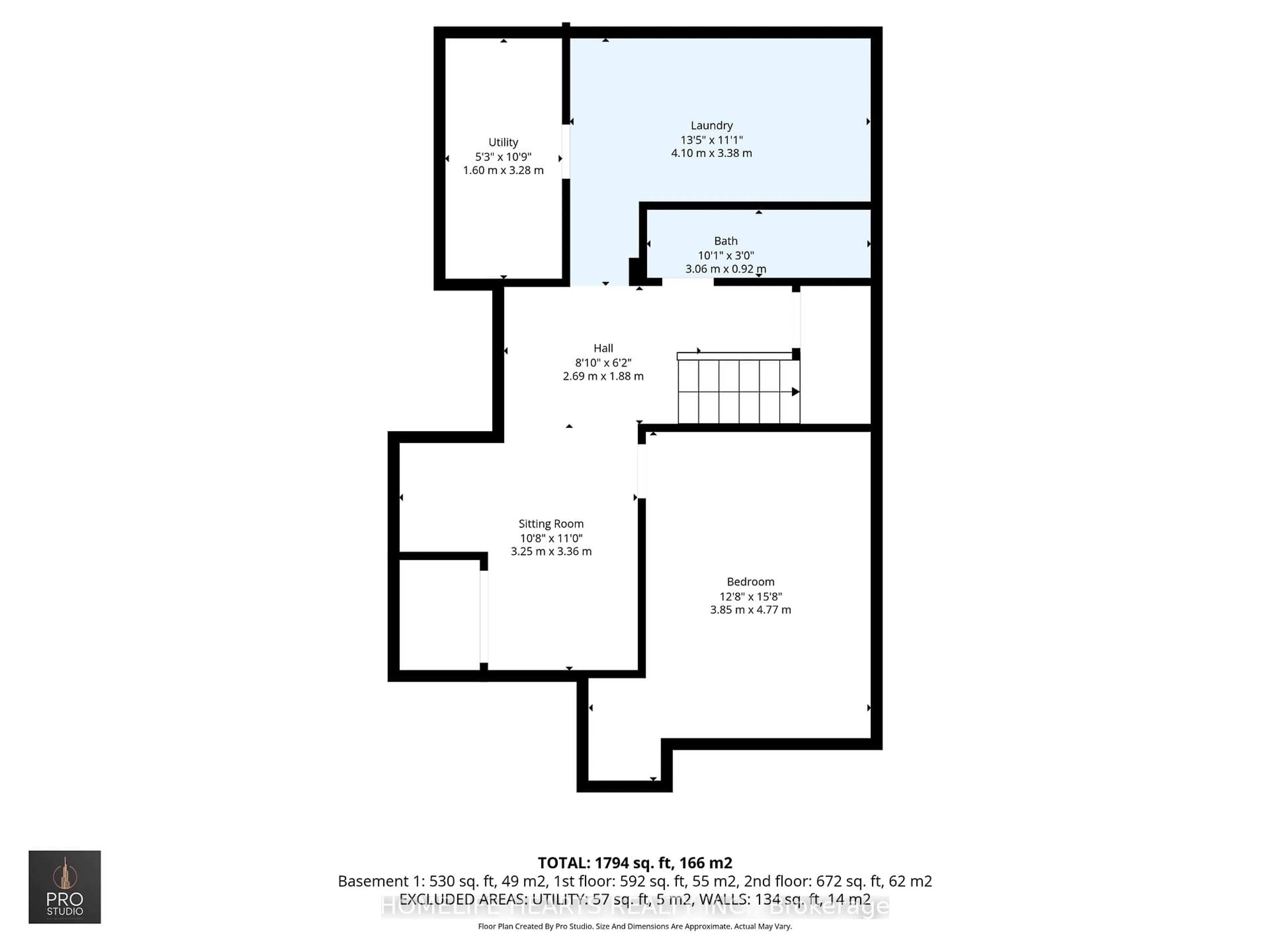 Floor plan for 1021 Midland Ave #4, Toronto Ontario M1K 4G7