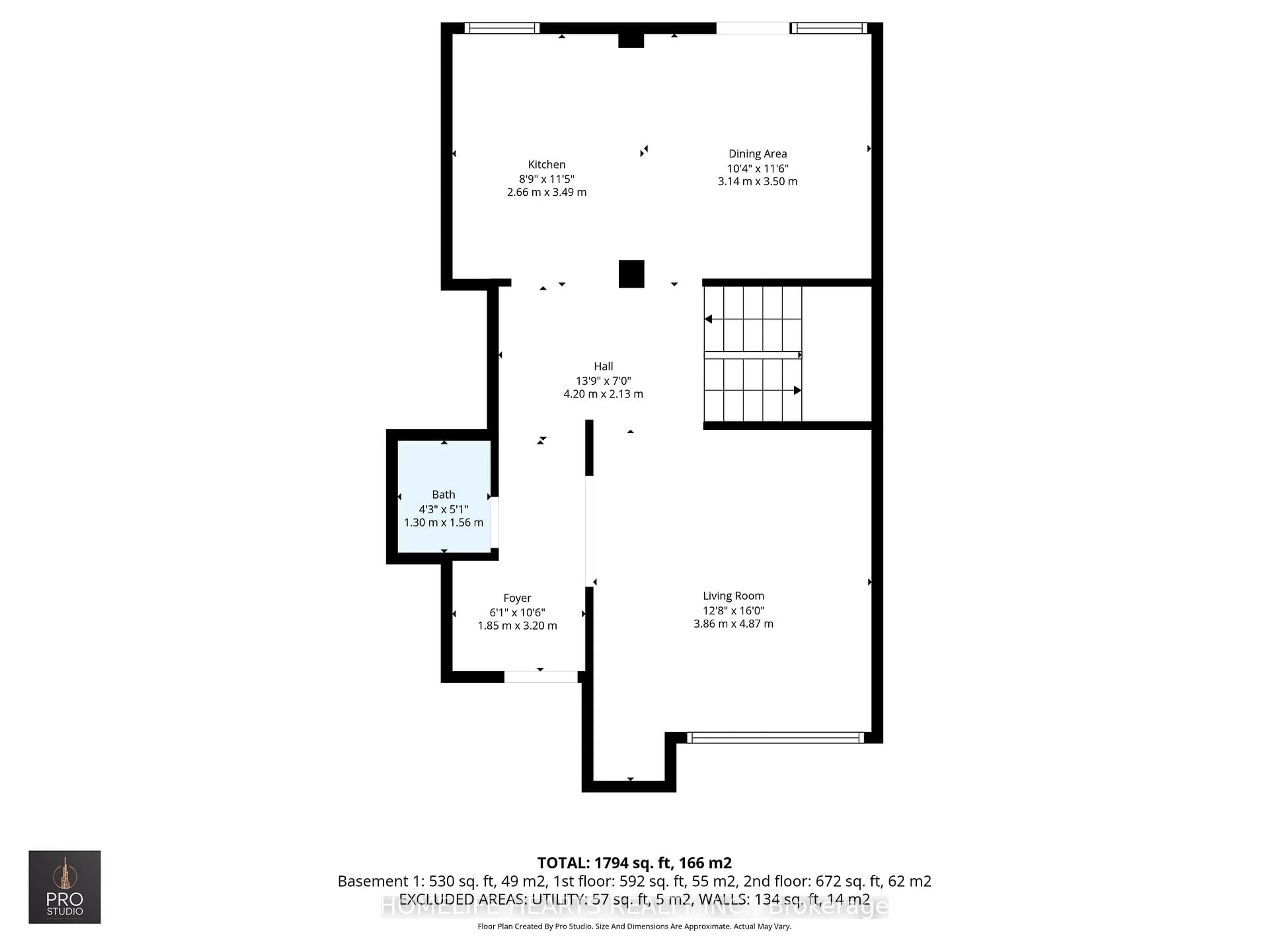 Floor plan for 1021 Midland Ave #4, Toronto Ontario M1K 4G7