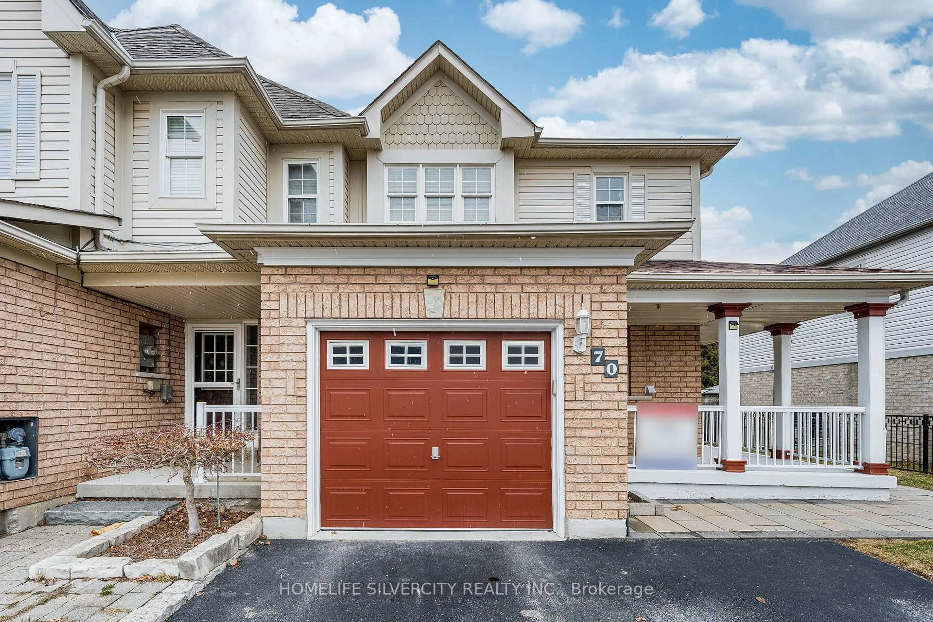 Home with brick exterior material, street for 70 Toscana Dr, Whitby Ontario L1R 2Z3