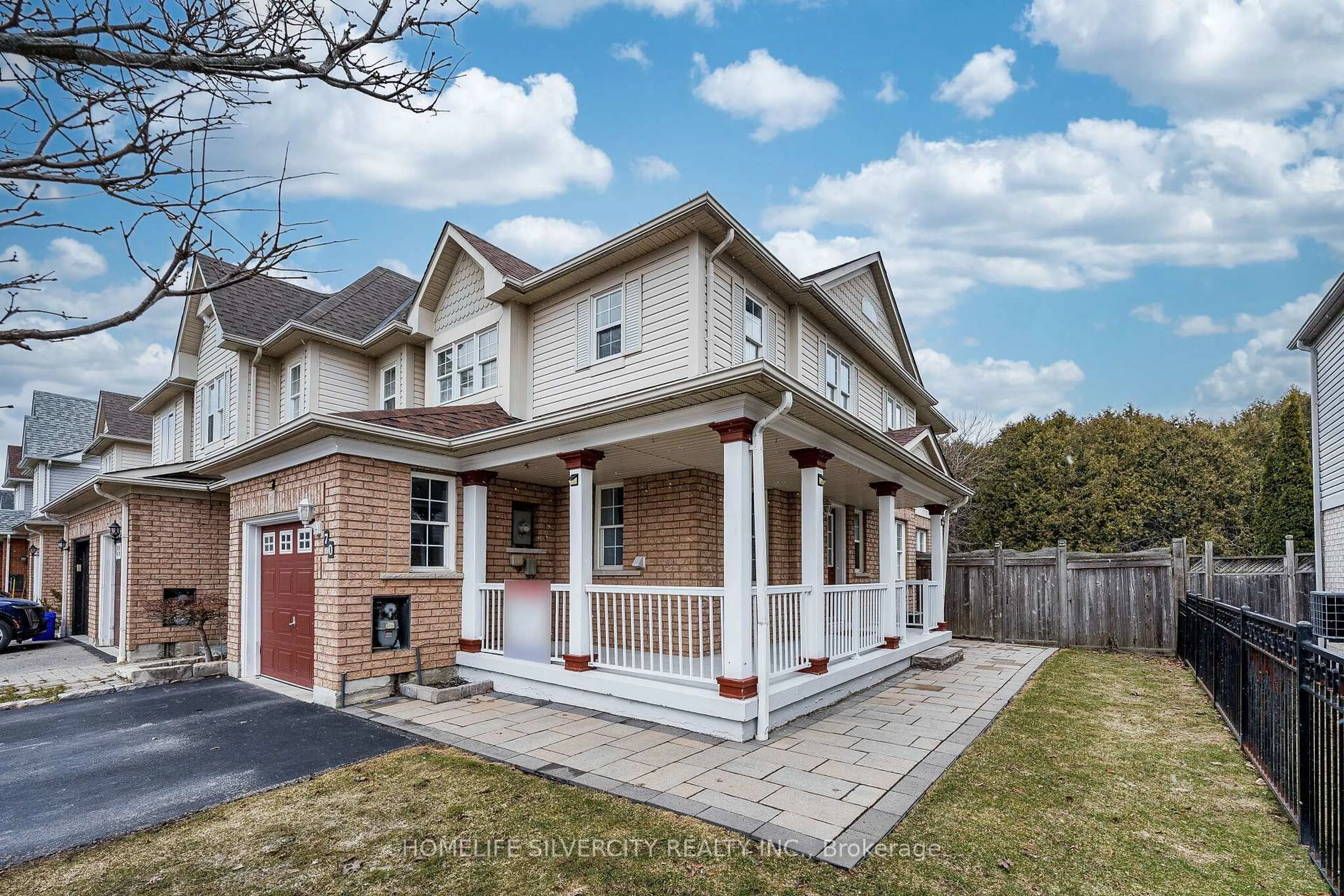 Home with brick exterior material, street for 70 Toscana Dr, Whitby Ontario L1R 2Z3