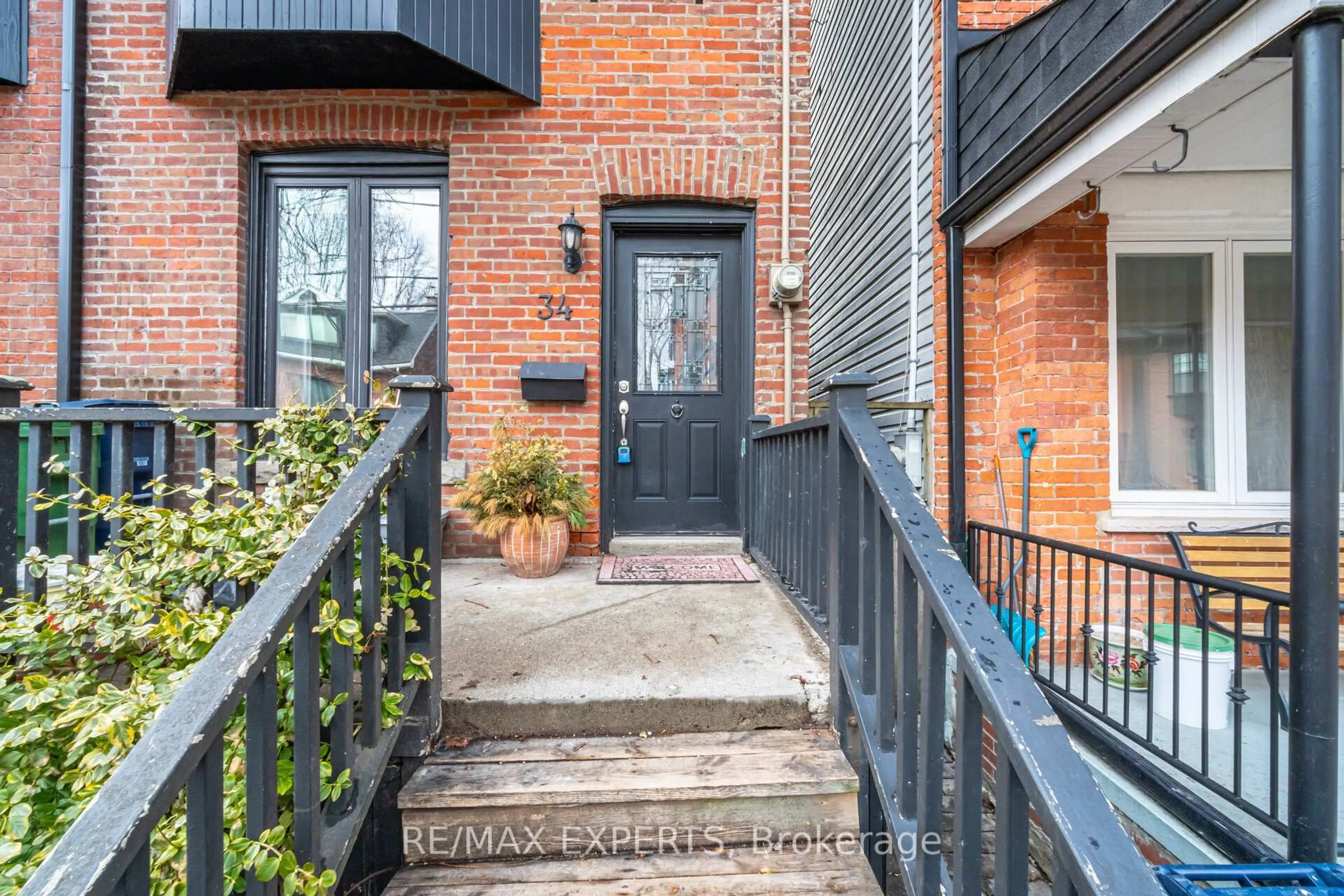 Home with brick exterior material, street for 34 Grant St, Toronto Ontario M4M 2H5