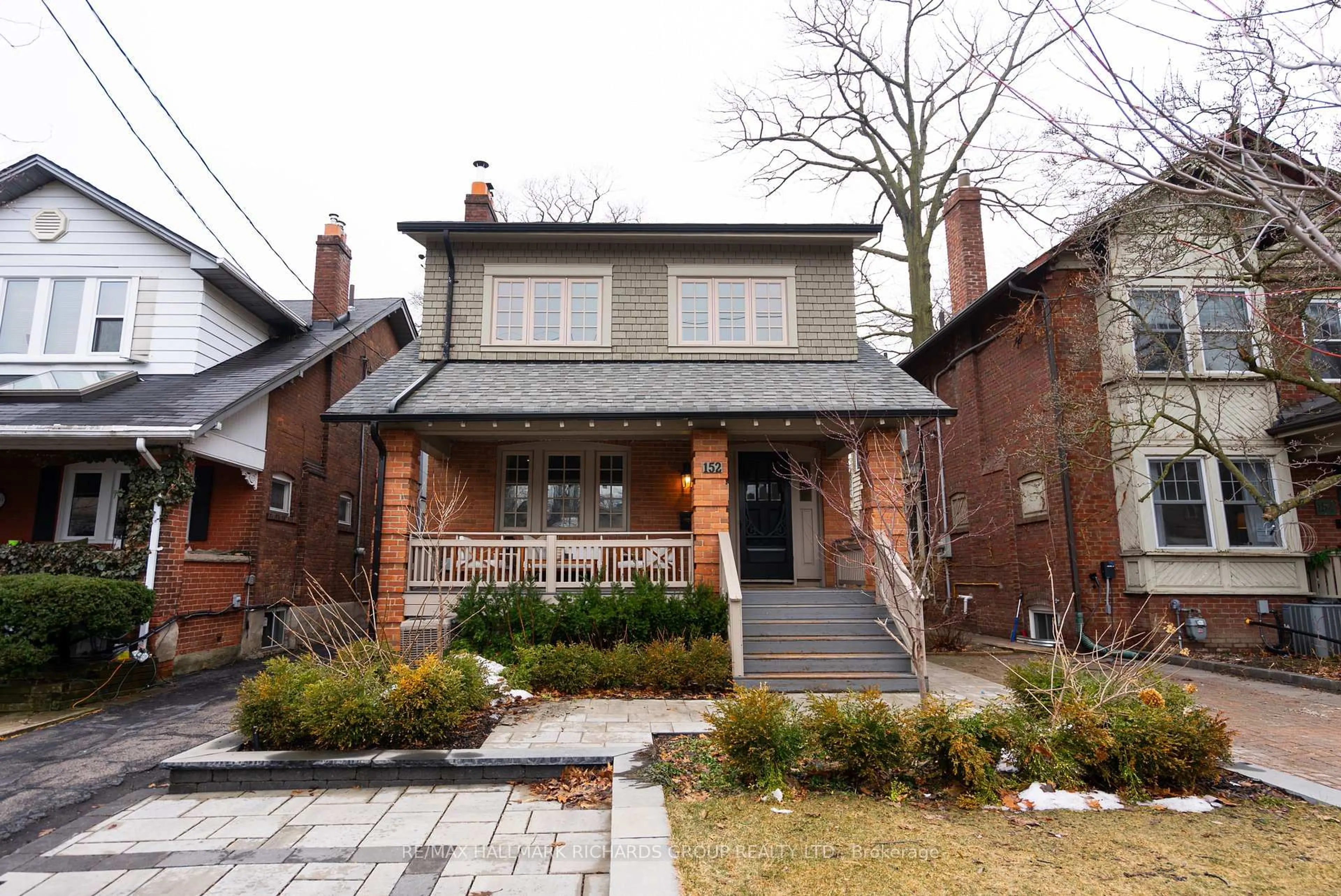 Home with brick exterior material, street for 152 Hammersmith Ave, Toronto Ontario M4E 2W8