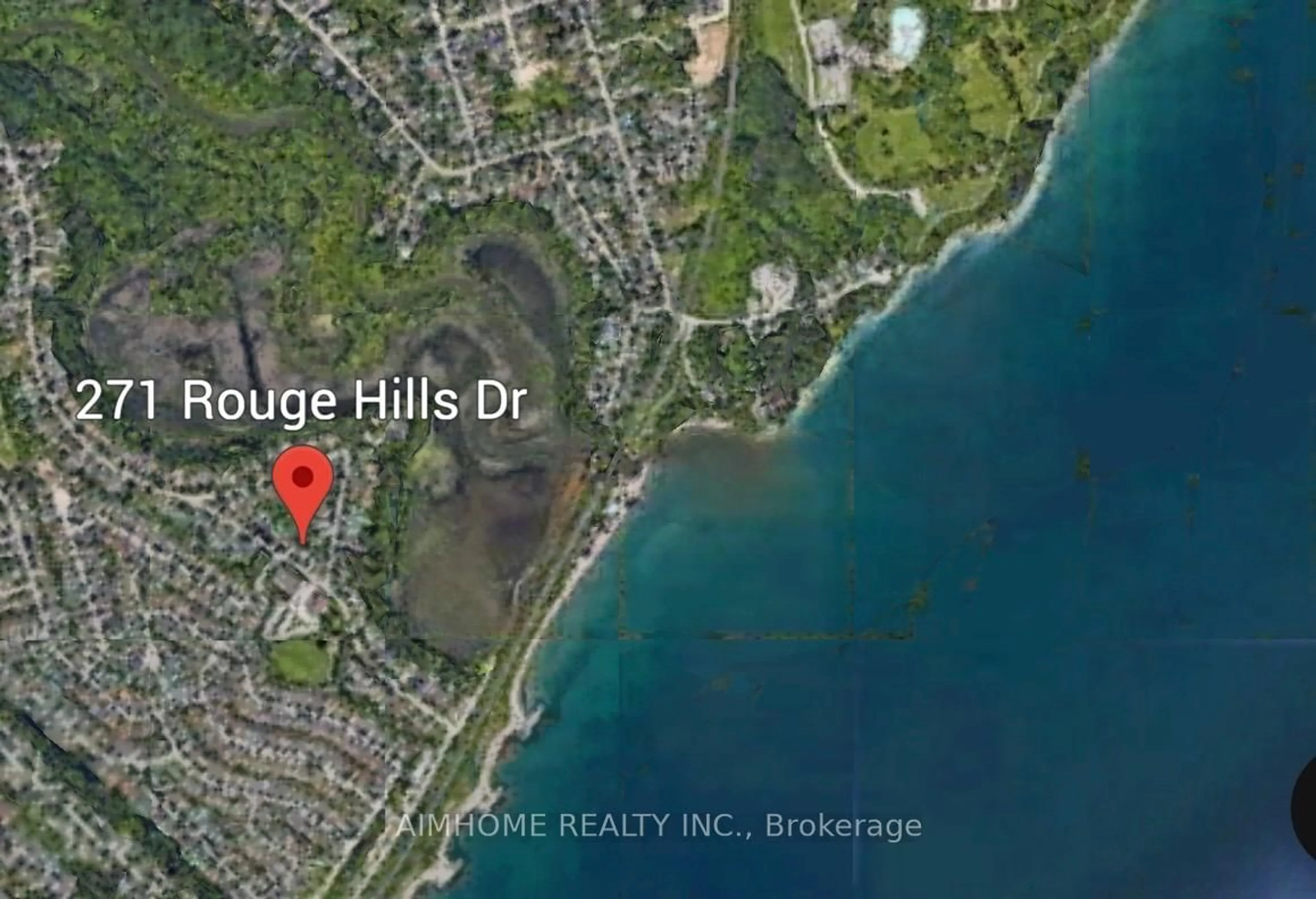 Picture of a map for 271 Rouge Hills Dr, Toronto Ontario M1C 2Z2