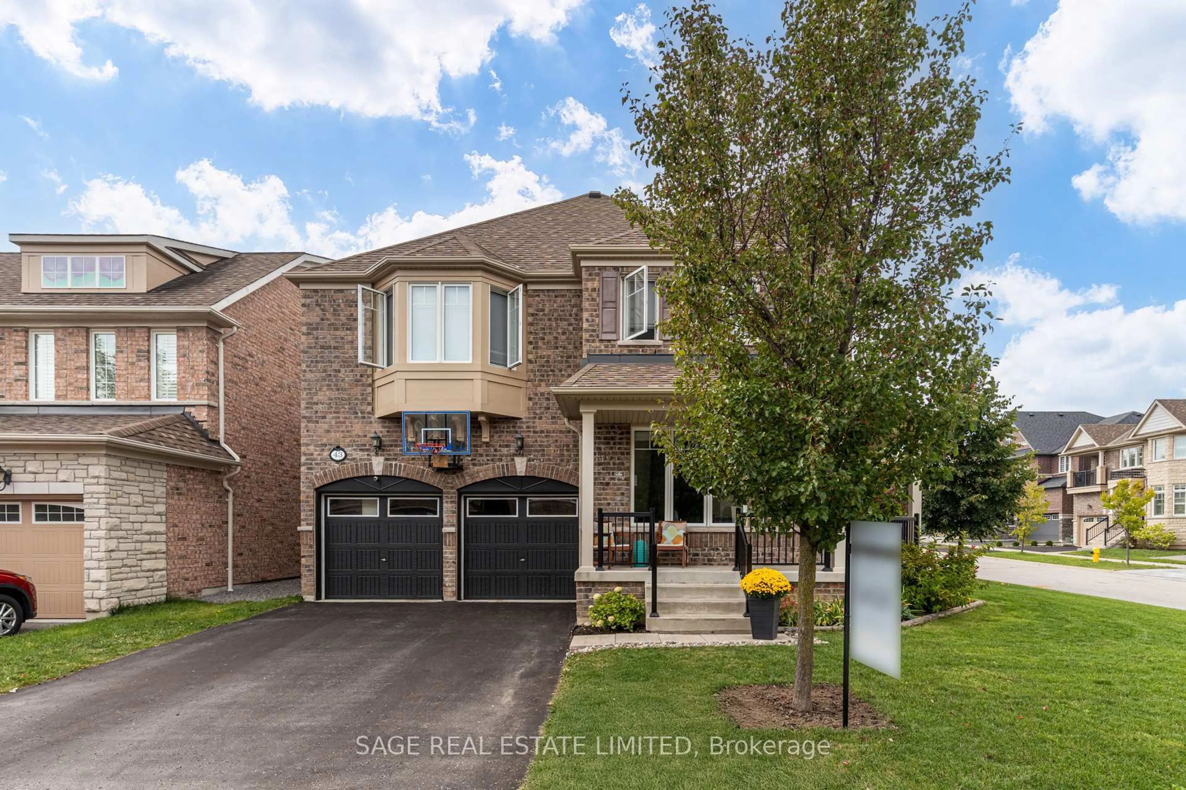 Home with brick exterior material, street for 43 Bignell Cres, Ajax Ontario L1Z 0P7