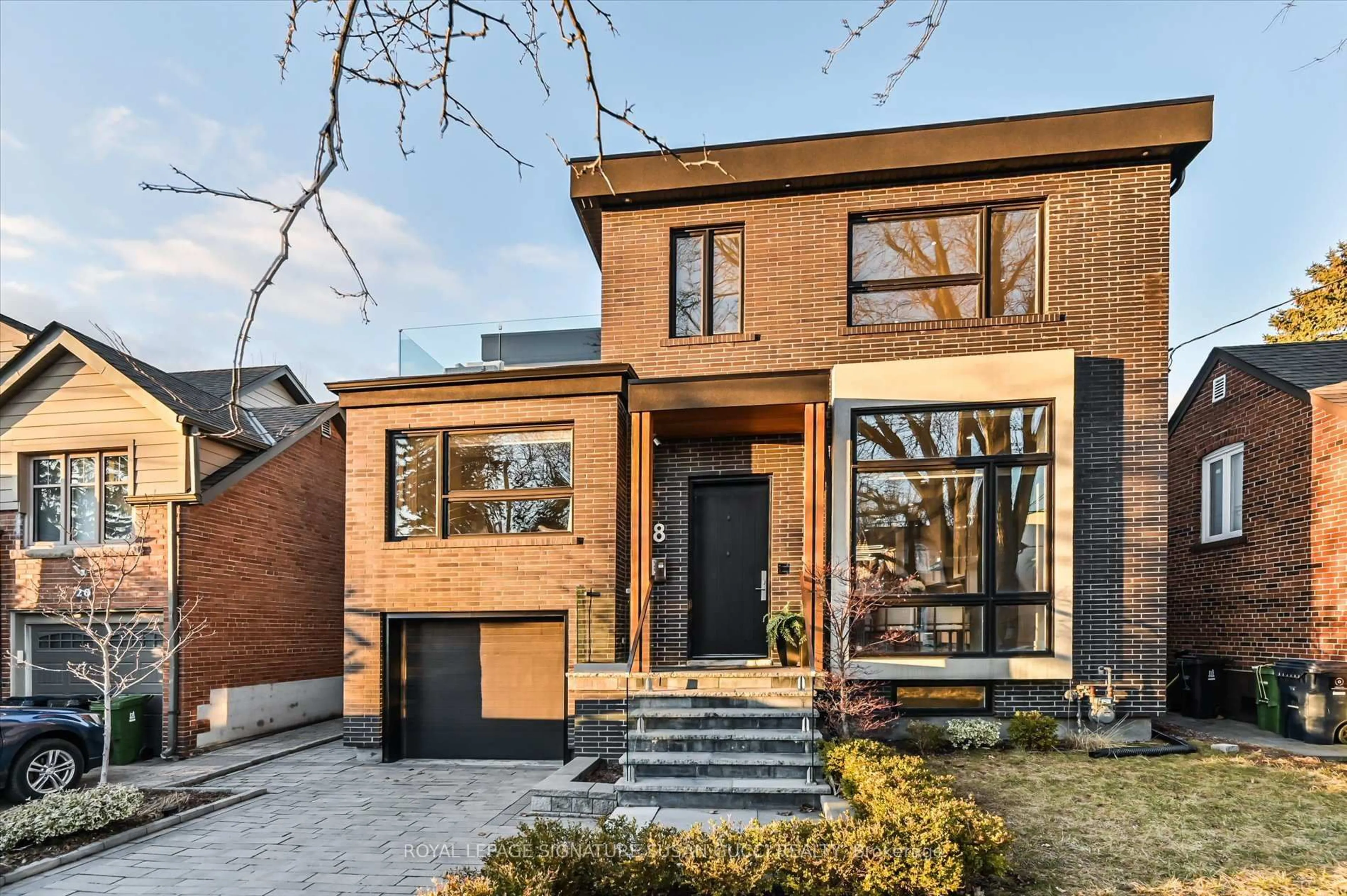 Home with brick exterior material, street for 18 Ferris Rd, Toronto Ontario M4B 1G1