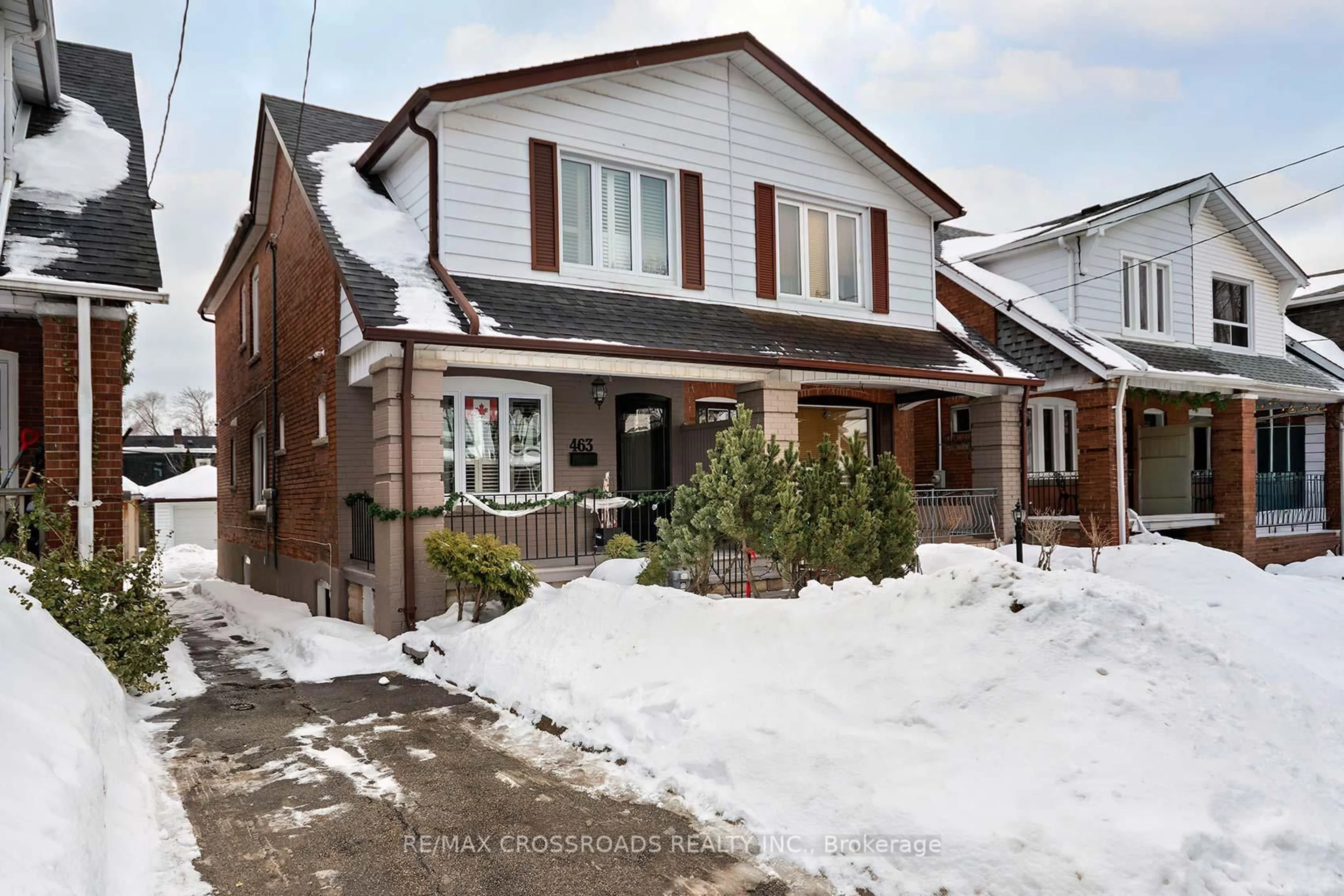 Home with brick exterior material, street for 463 Milverton Blvd, Toronto Ontario M4C 1X4