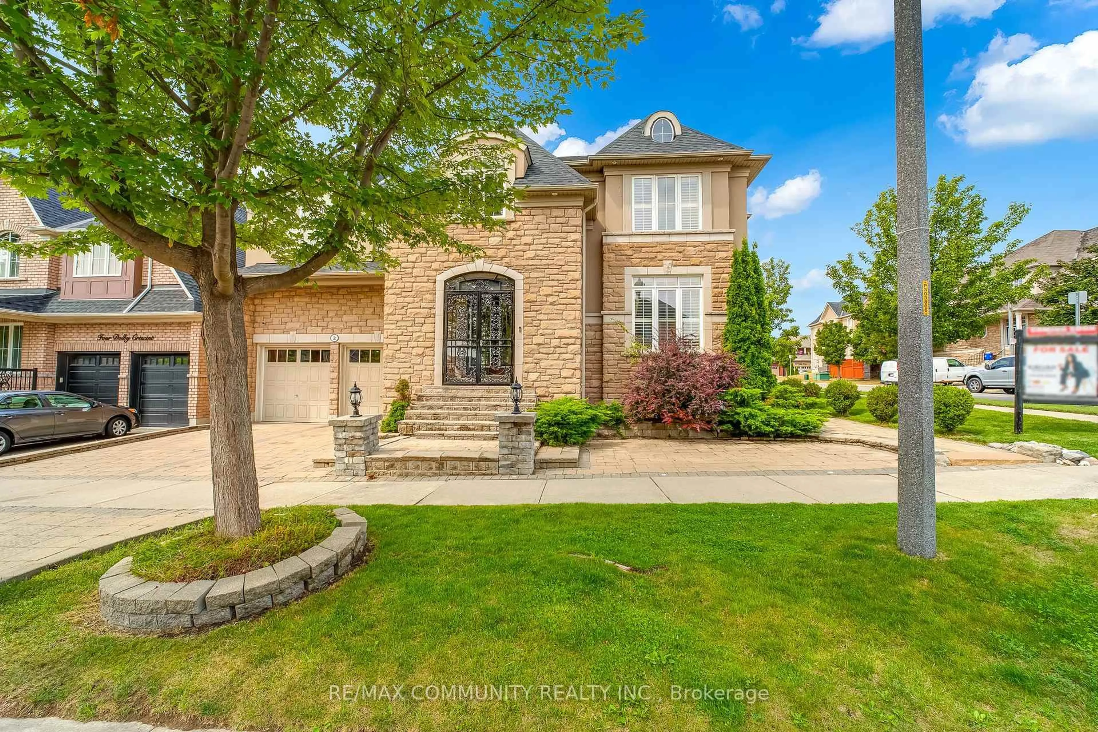 Home with brick exterior material, street for 2 Dolby Cres, Ajax Ontario L1Z 0E1