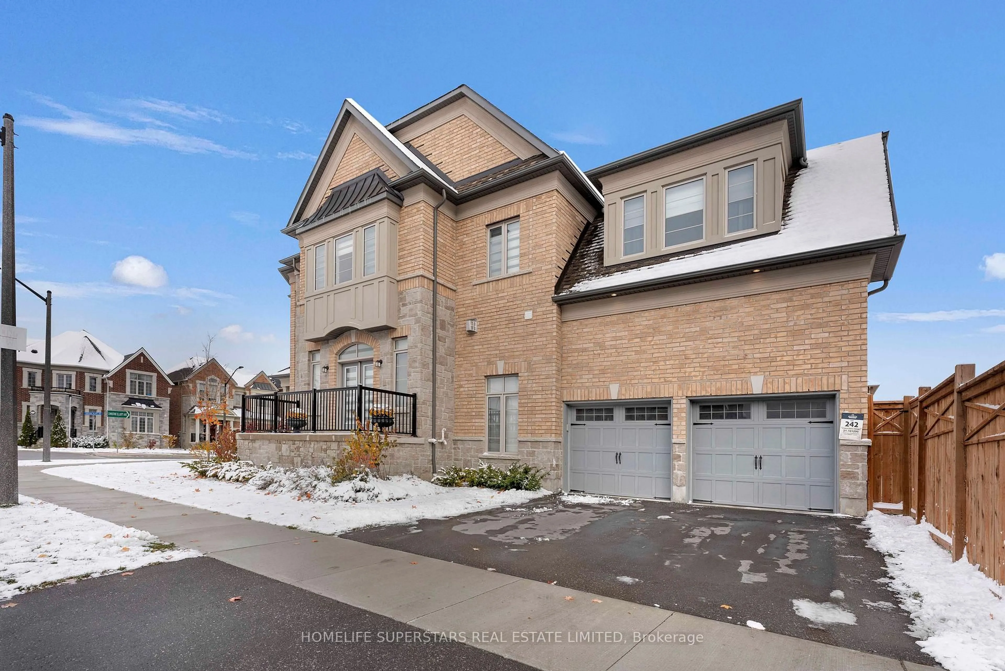 Home with brick exterior material, street for 55 Christine Elliott Ave, Whitby Ontario L1P 0C8