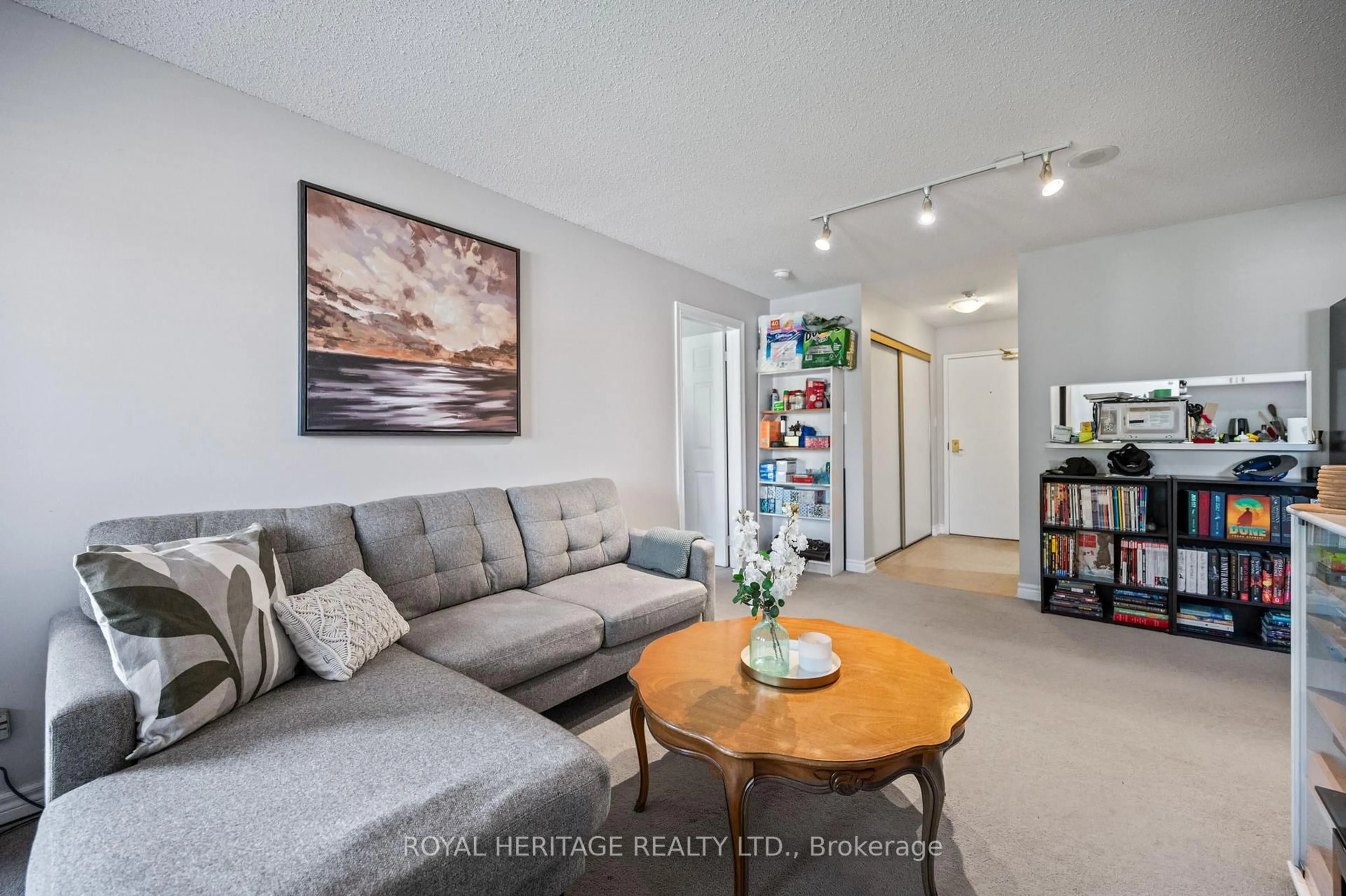 Living room with furniture, unknown for 195 Lake Driveway #303, Ajax Ontario L1S 7H7