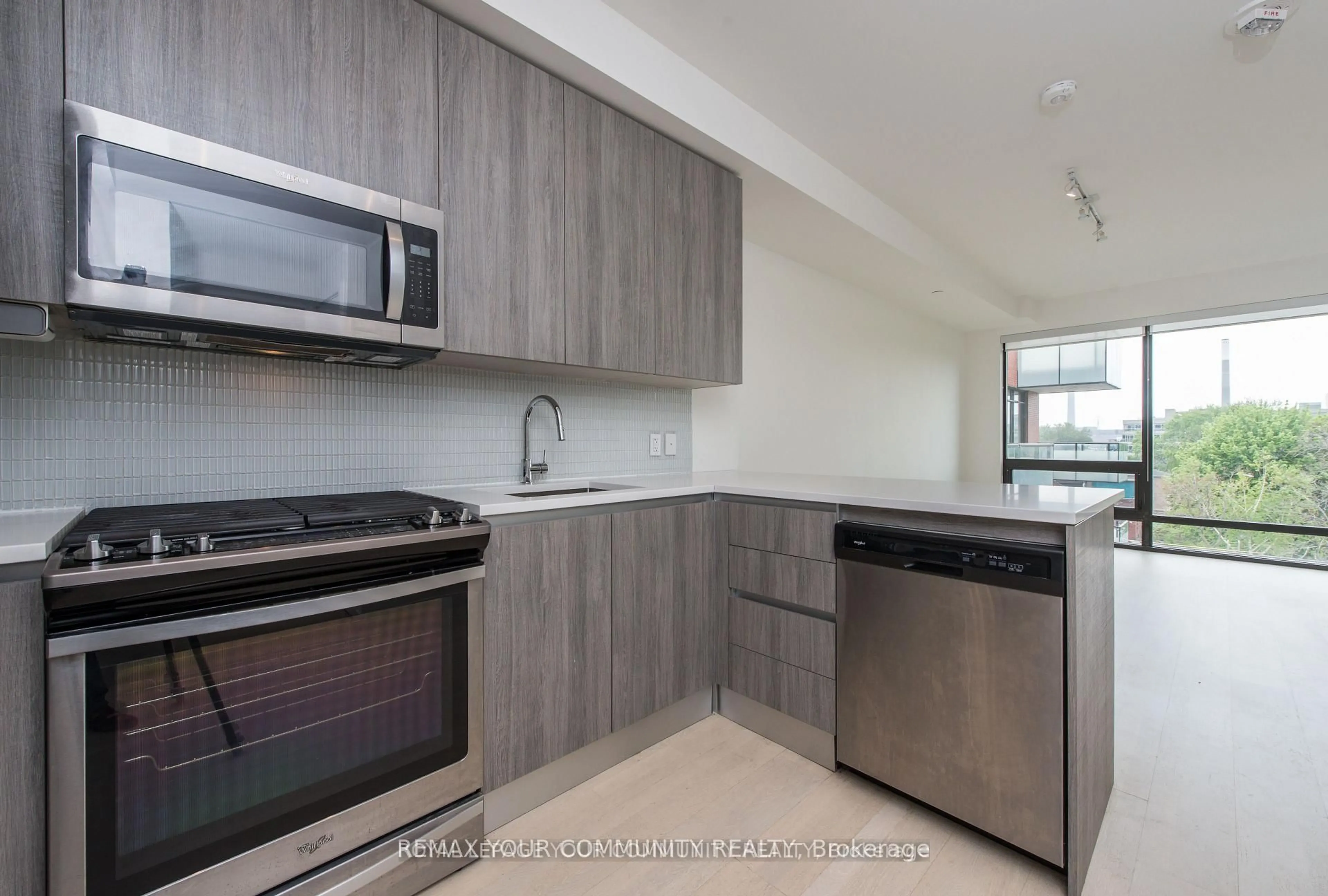 Standard kitchen, unknown for 246 Logan Ave #502, Toronto Ontario M4M 1J2