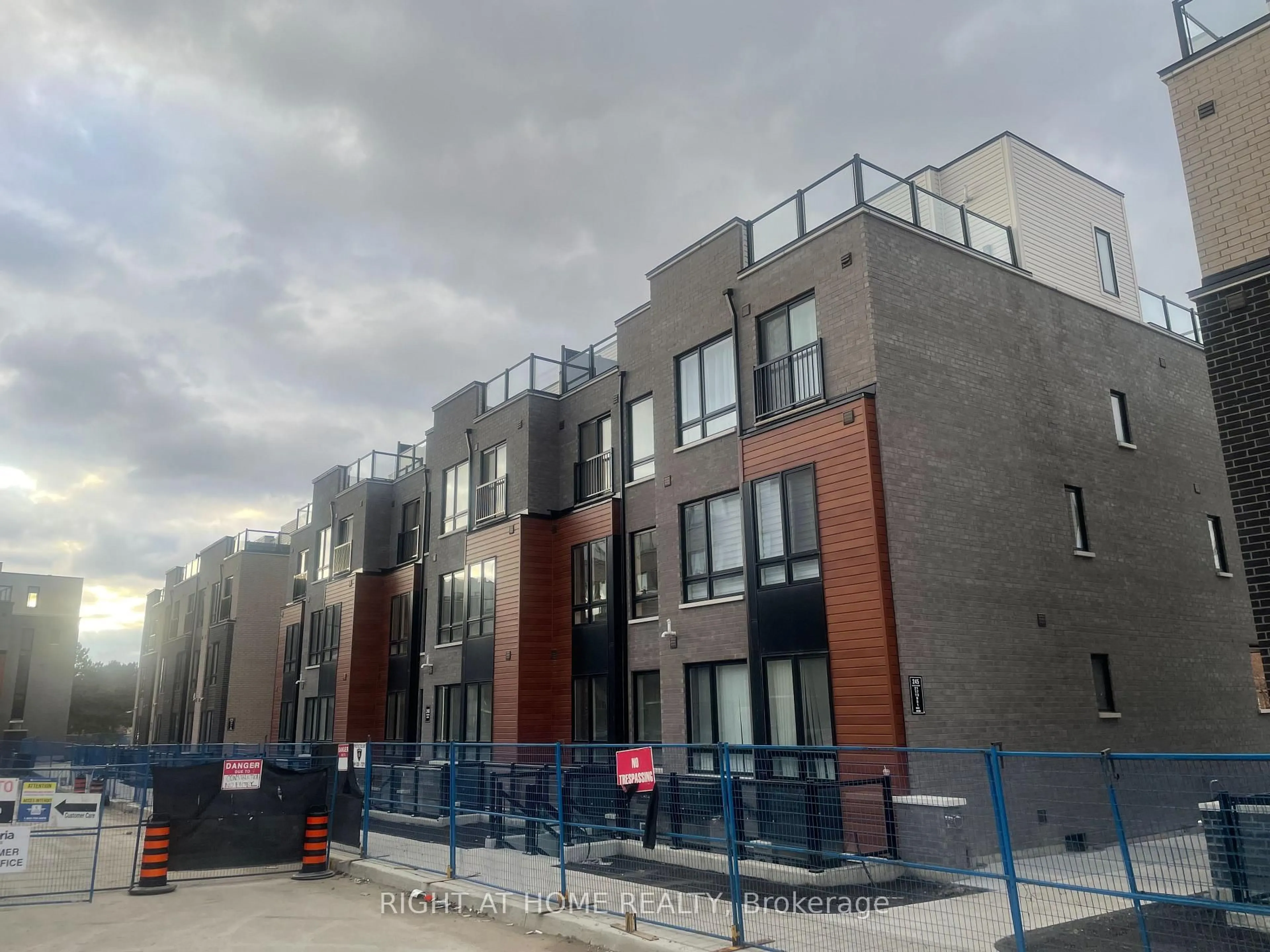 A pic from outside/outdoor area/front of a property/back of a property/a pic from drone, building for 245 Mclevin Ave #19, Toronto Ontario M1B 0E8