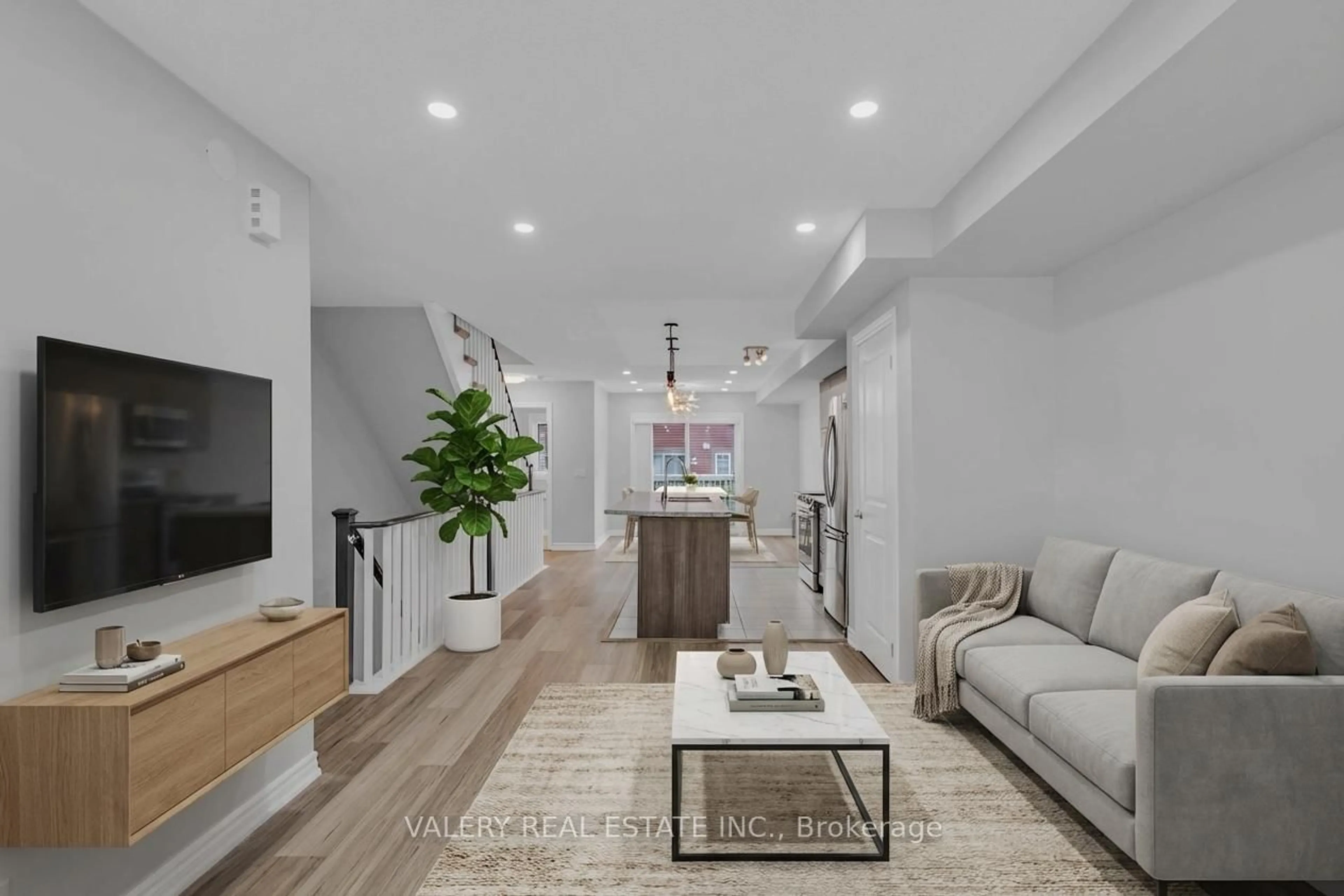 Living room with furniture, unknown for 2500 Hill Rise Crt #65, Oshawa Ontario L1L 0M6