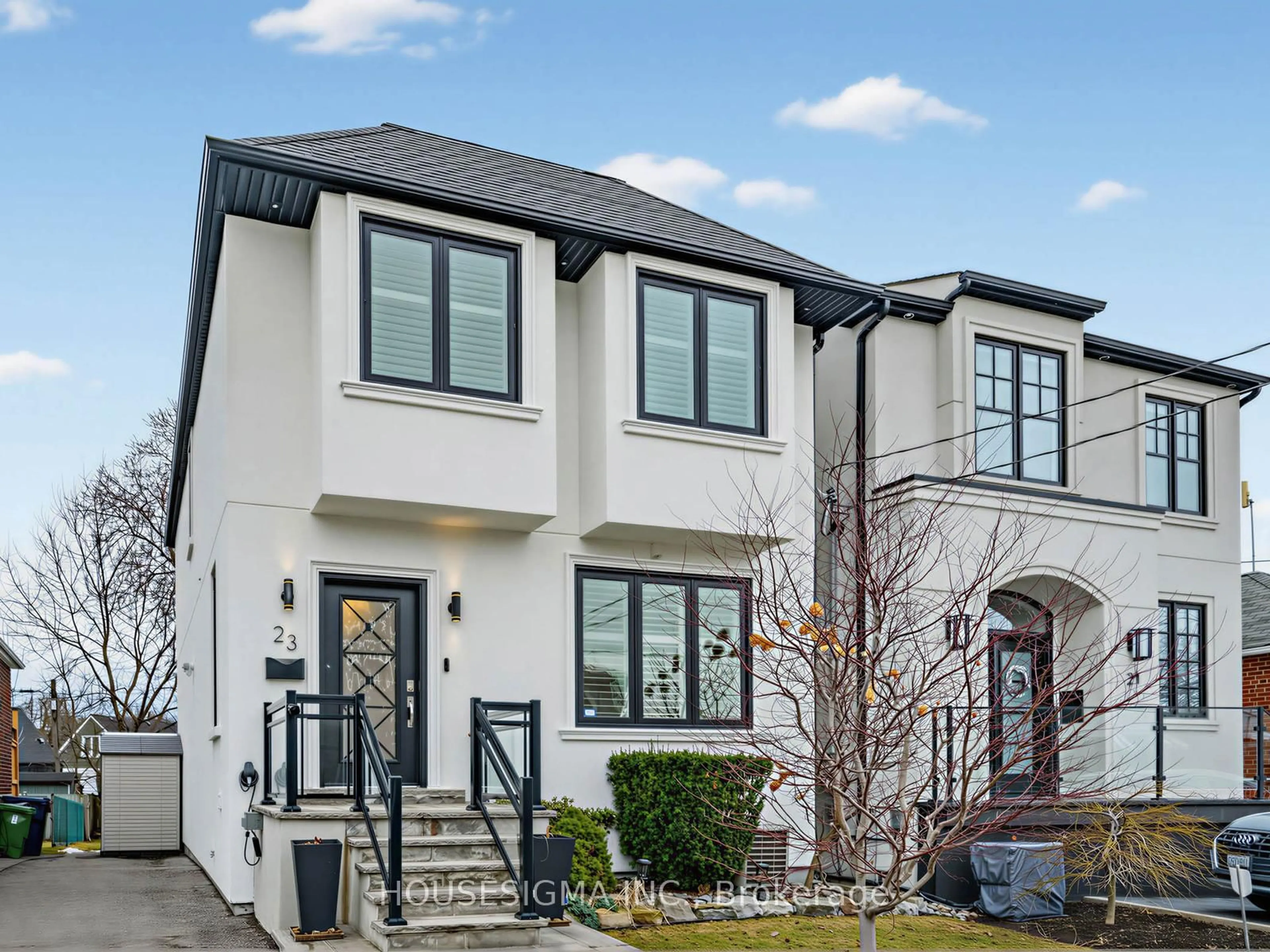 Home with brick exterior material, street for 23 Tiago Ave, Toronto Ontario M4B 1Z9
