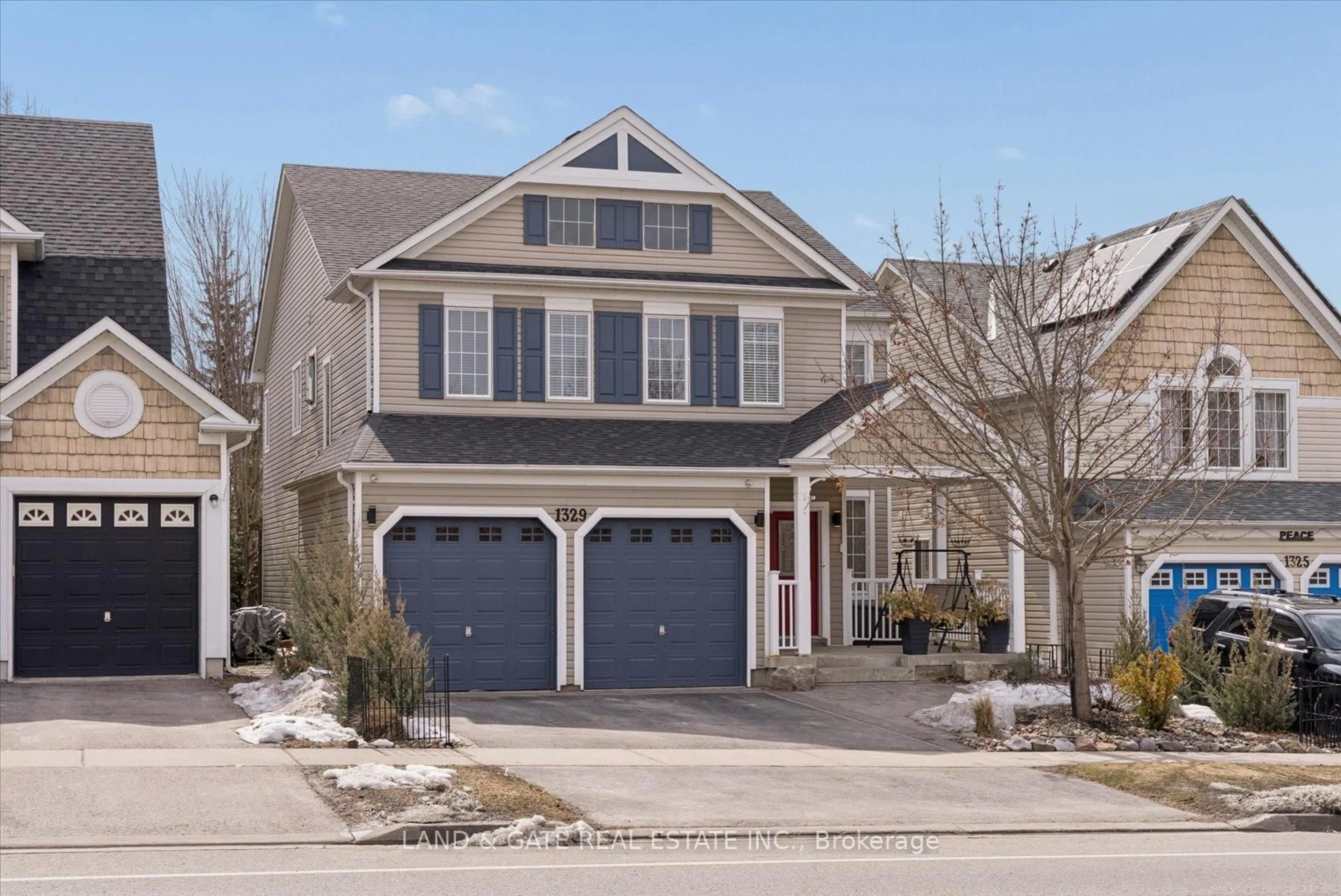 Home with vinyl exterior material, street for 1329 Coldstream Dr, Oshawa Ontario L1K 0B5