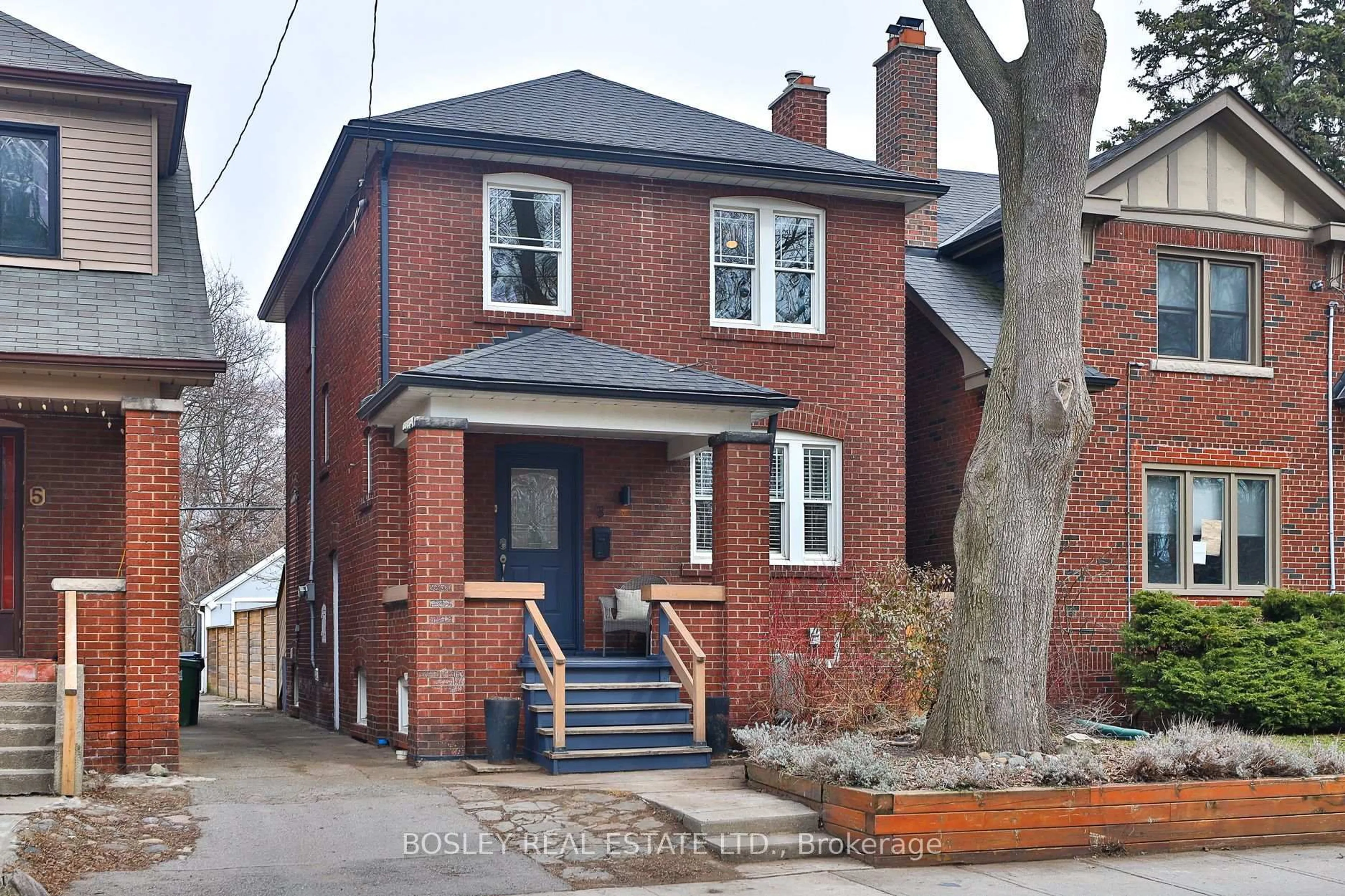 Home with brick exterior material, street for 3 Phin Ave, Toronto Ontario M4J 3T1