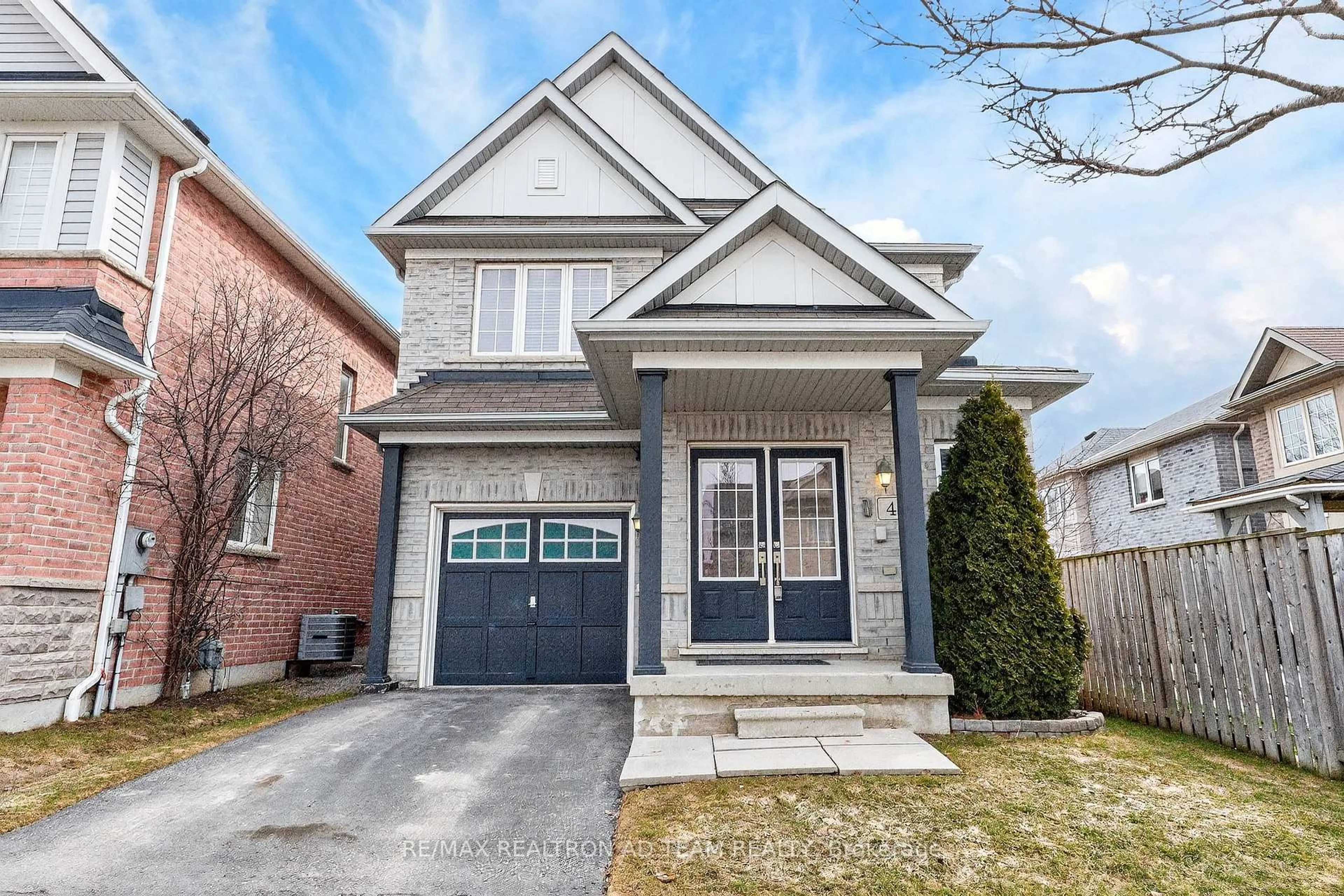 Home with brick exterior material, street for 43 Formosa Ave, Ajax Ontario L1Z 0N1