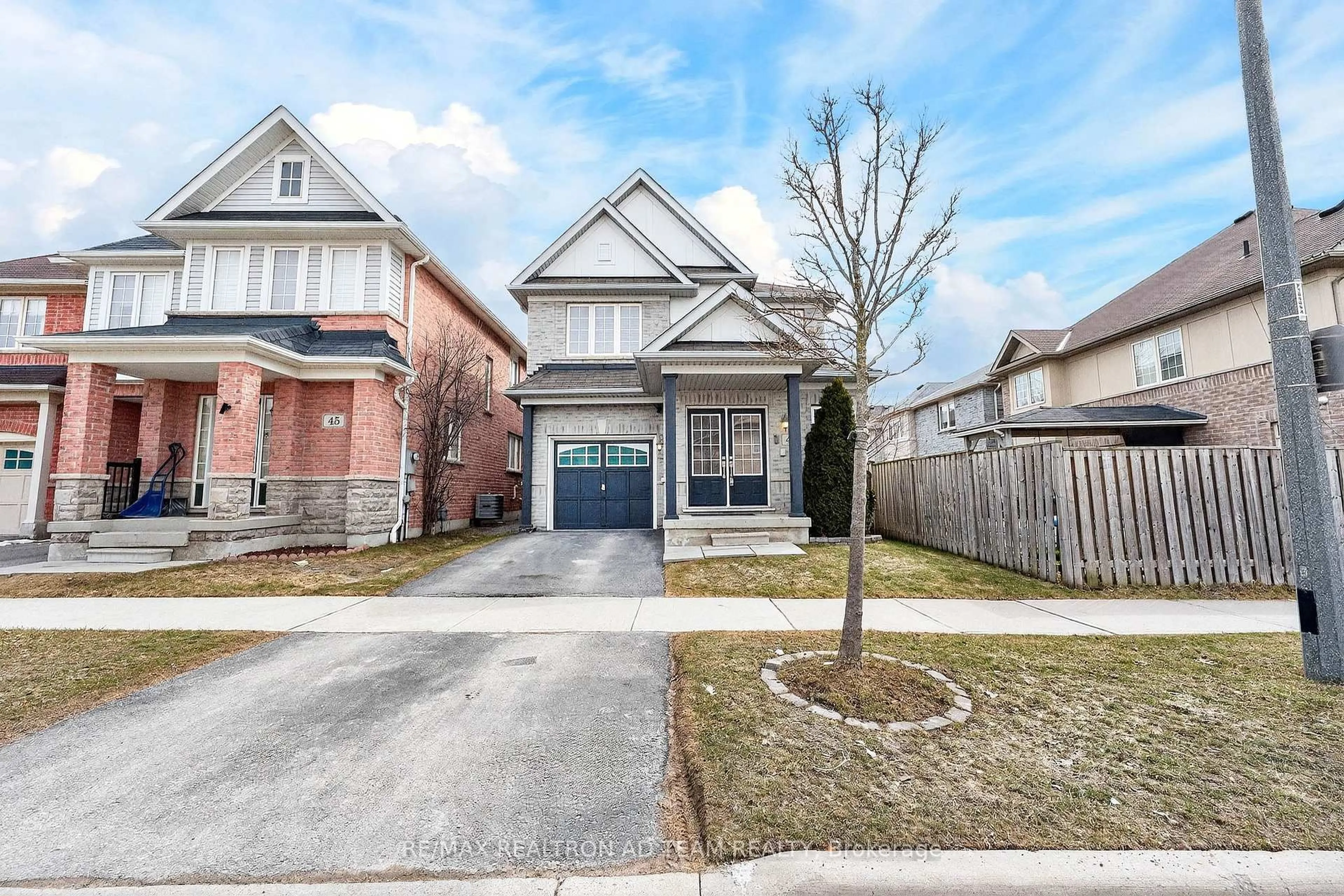 Home with brick exterior material, street for 43 Formosa Ave, Ajax Ontario L1Z 0N1