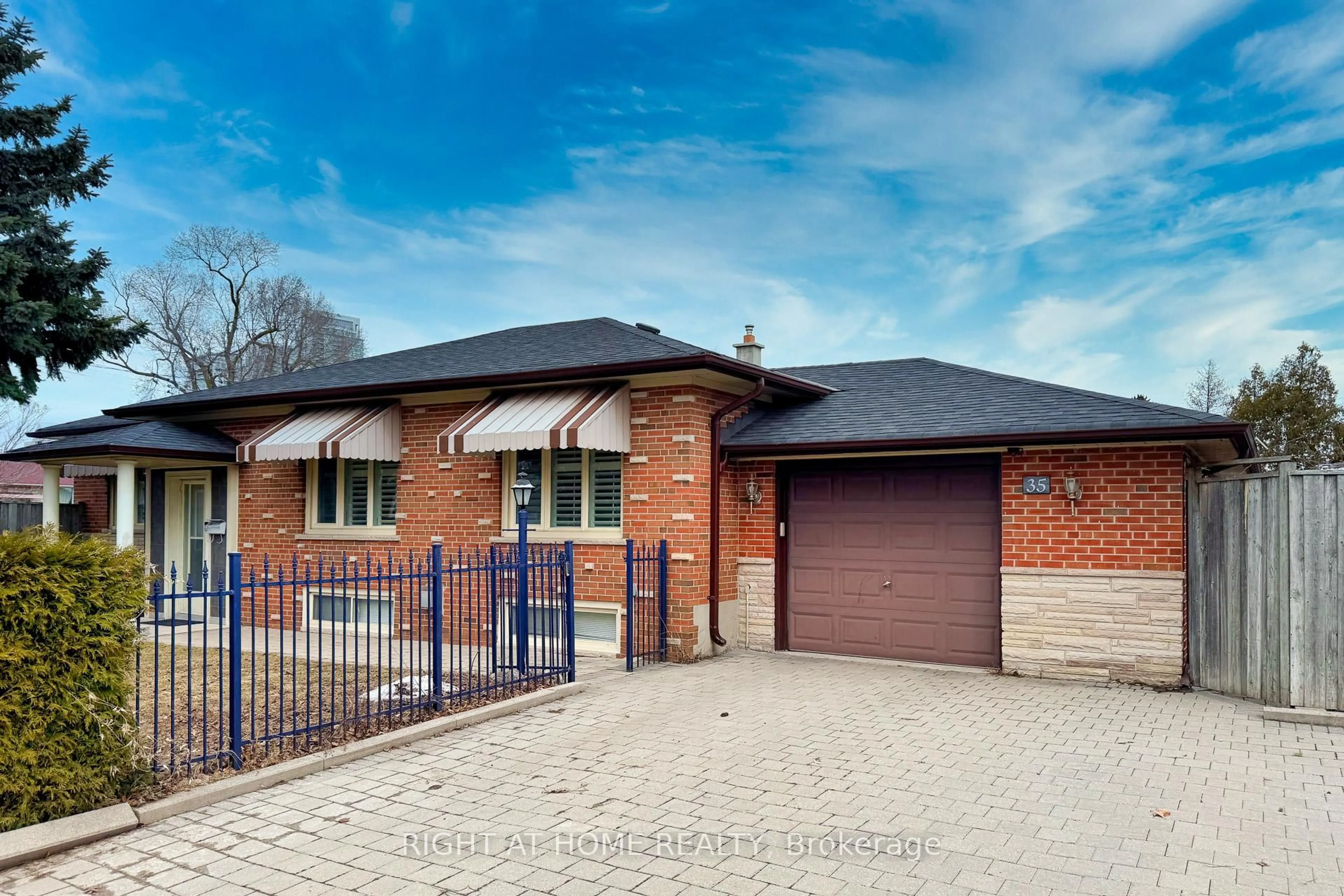 Home with brick exterior material, street for 35 Hathway Dr, Toronto Ontario M1P 4L6