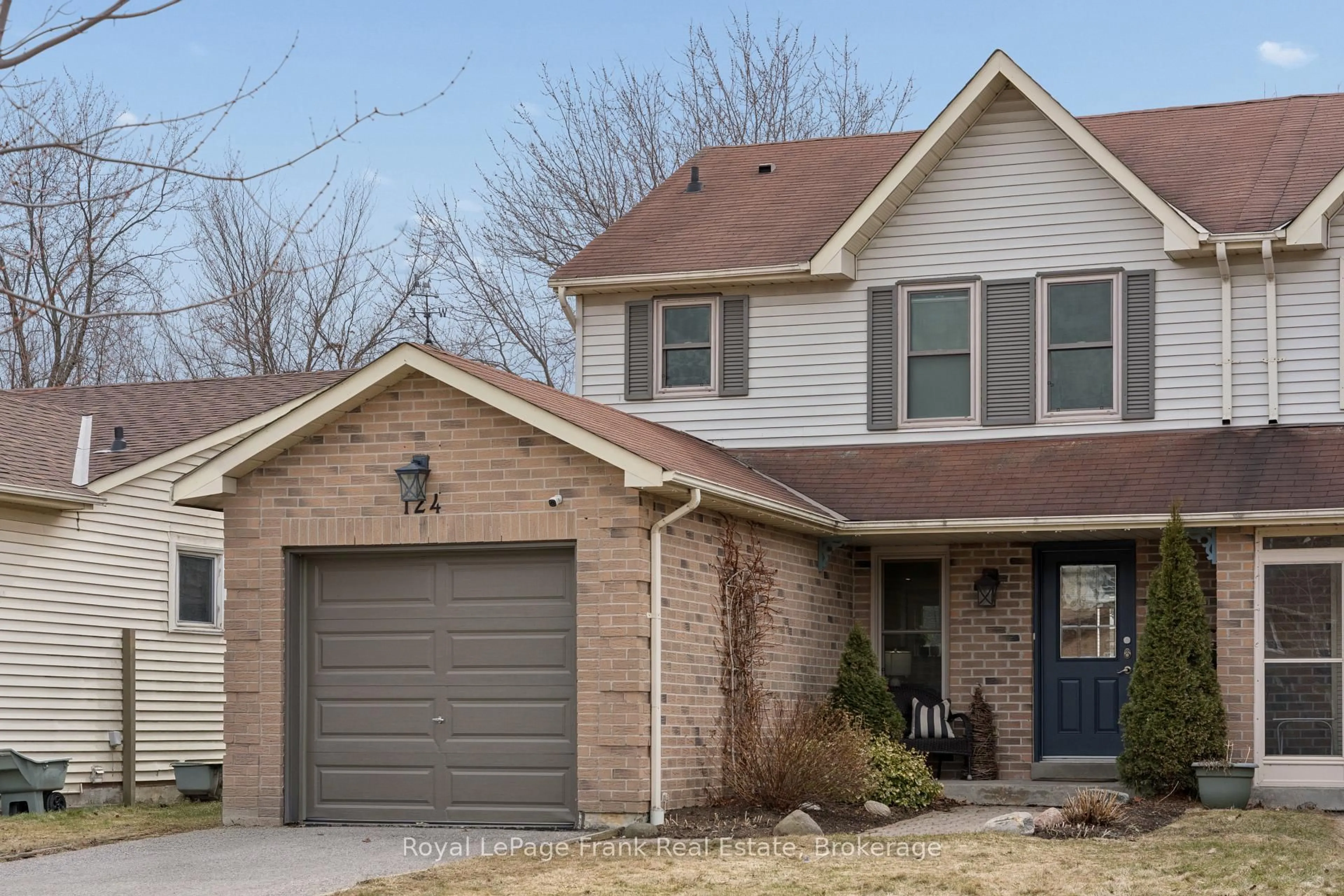 Home with brick exterior material, street for 124 Humphrey Dr, Ajax Ontario L1S 4Y7