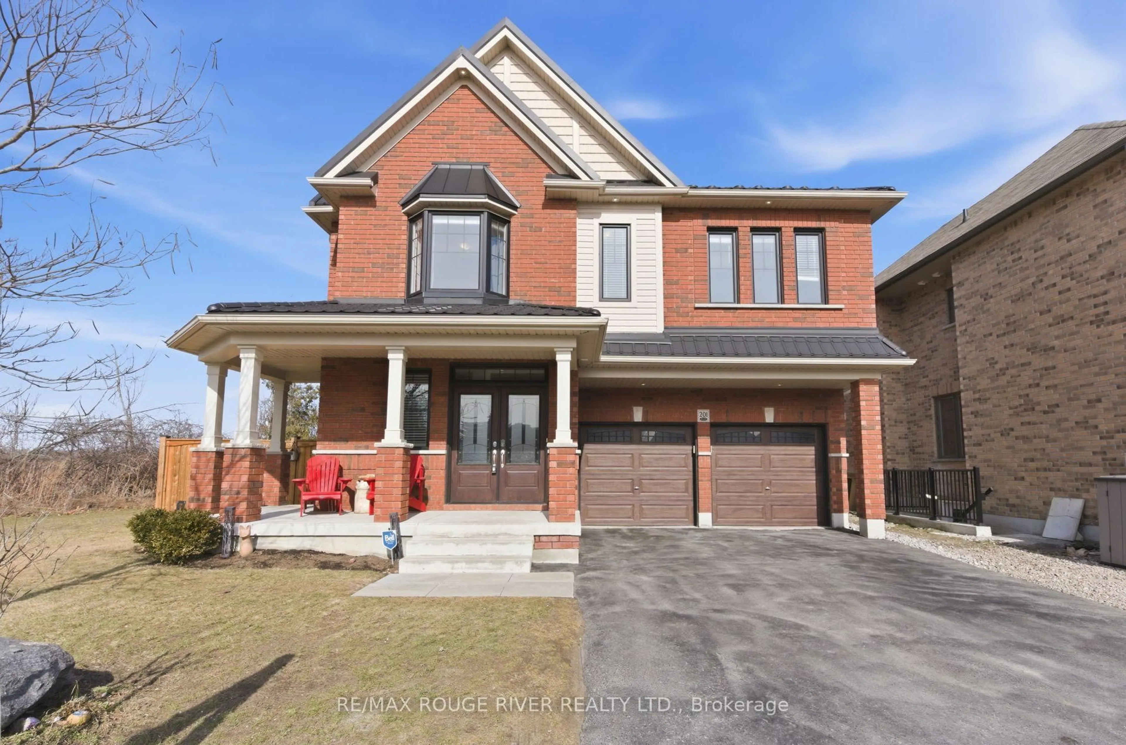 Home with brick exterior material, street for 201 Varcoe Rd, Clarington Ontario L1E 0J1