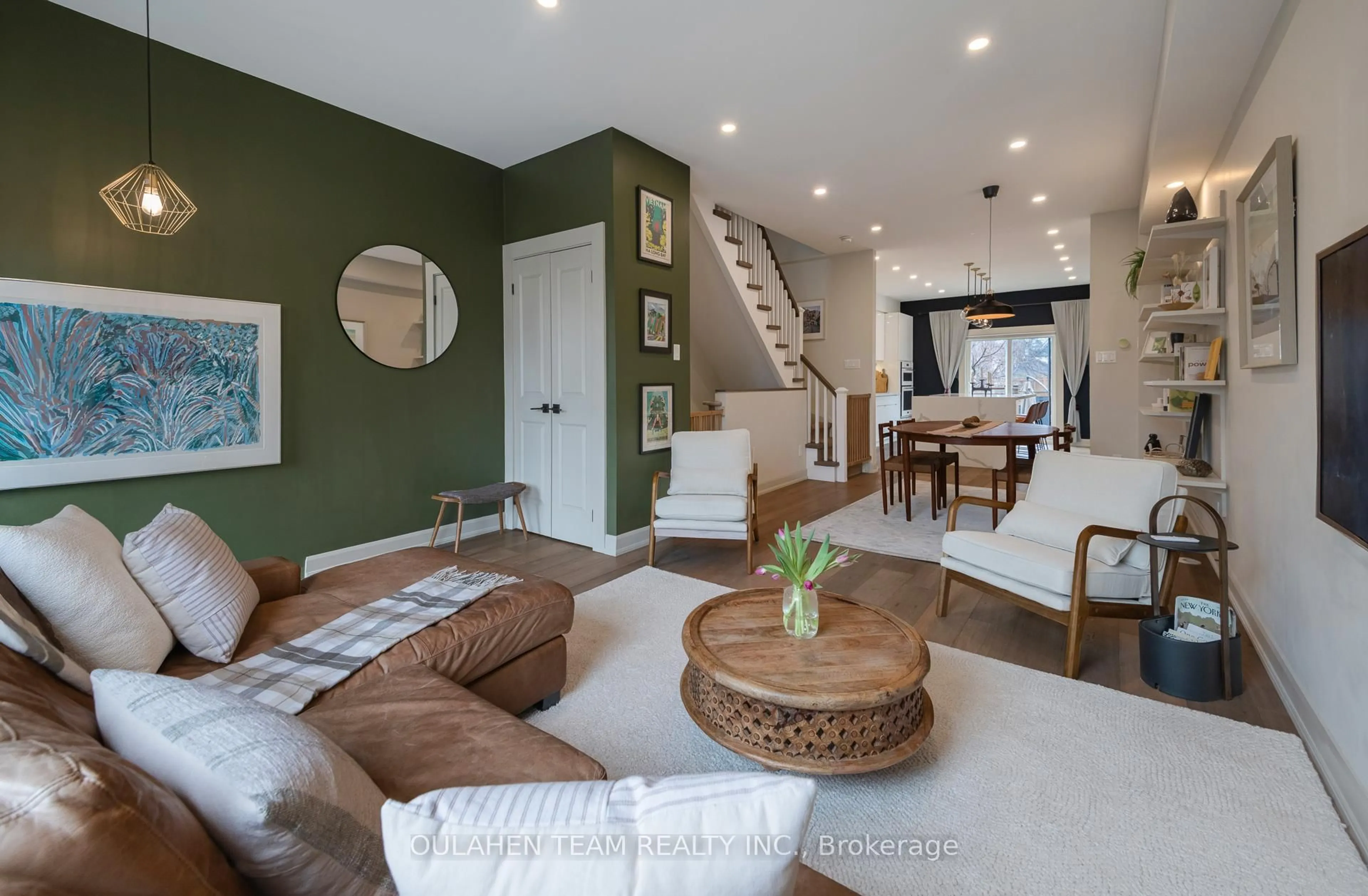 Living room with furniture, unknown for 7 Glenn Morrow Mews, Toronto Ontario M4E 3W3