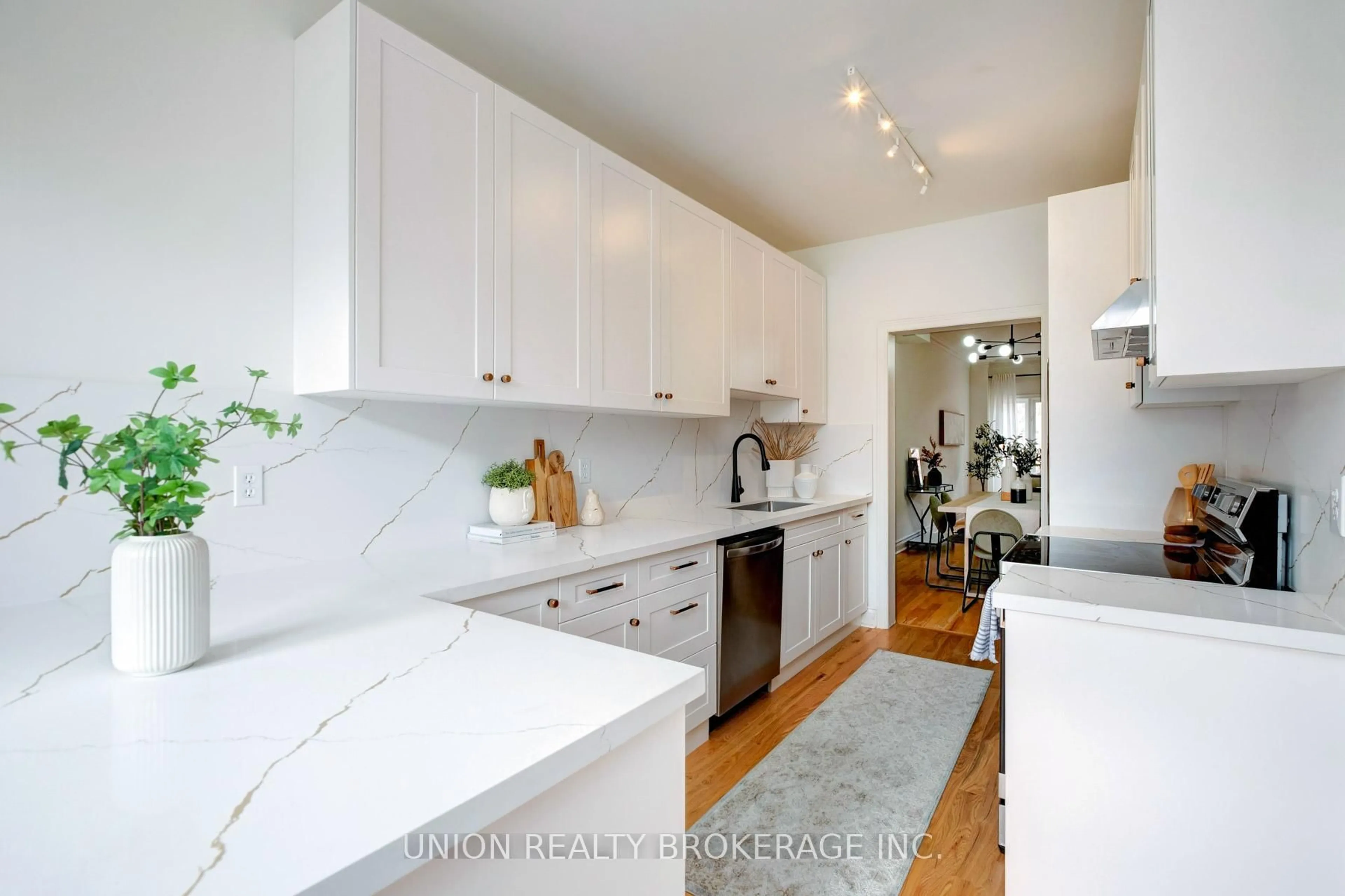 Contemporary kitchen, ceramic/tile floor for 59D Woodbine Ave, Toronto Ontario M4L 3P1