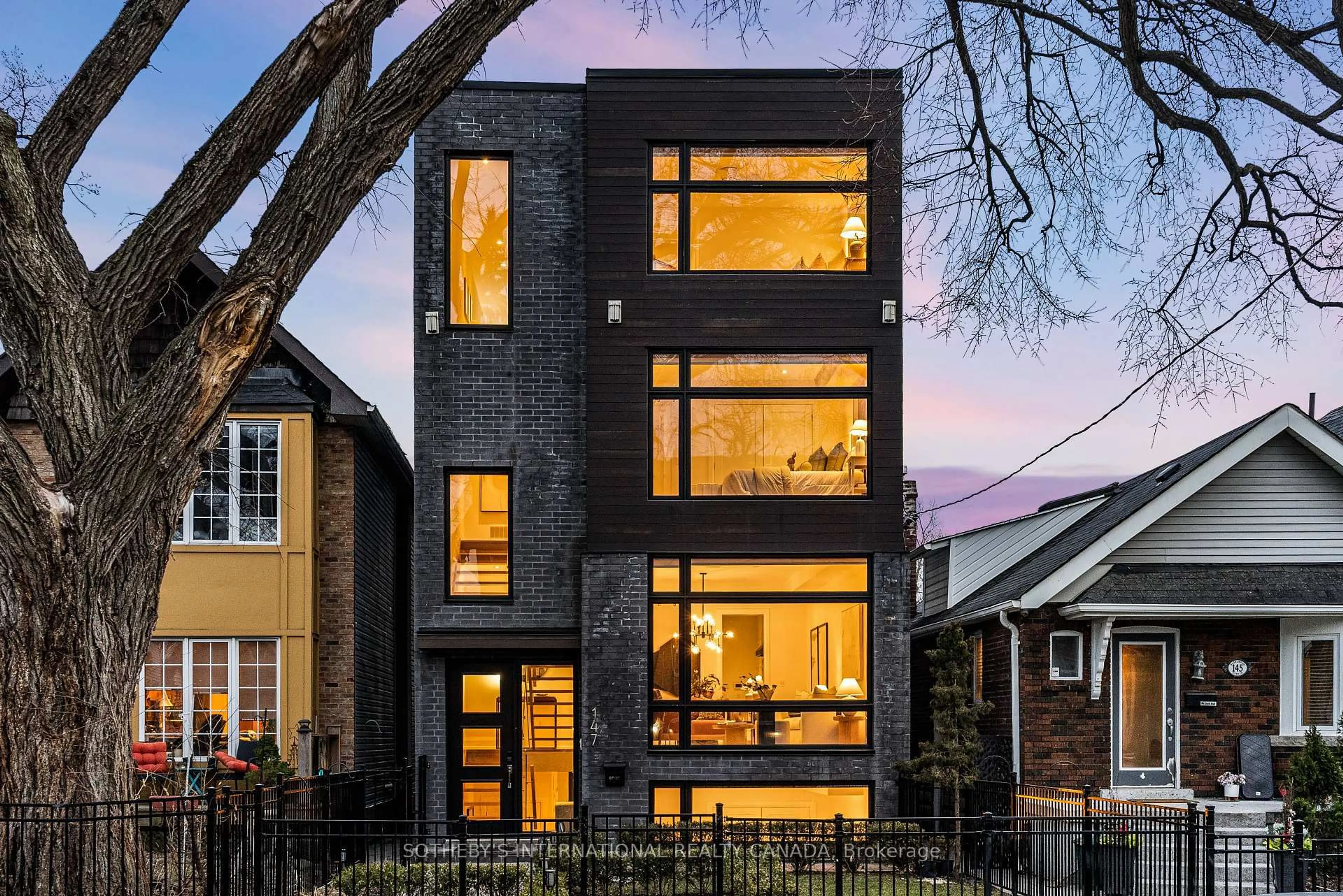 Home with brick exterior material, street for 147 Hazelwood Ave, Toronto Ontario M4J 1K4